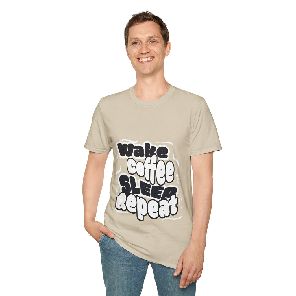 Wake Coffee Unisex Softstyle T-Shirt
