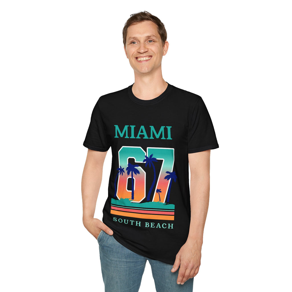 Miami South Beach Unisex Softstyle T-Shirt