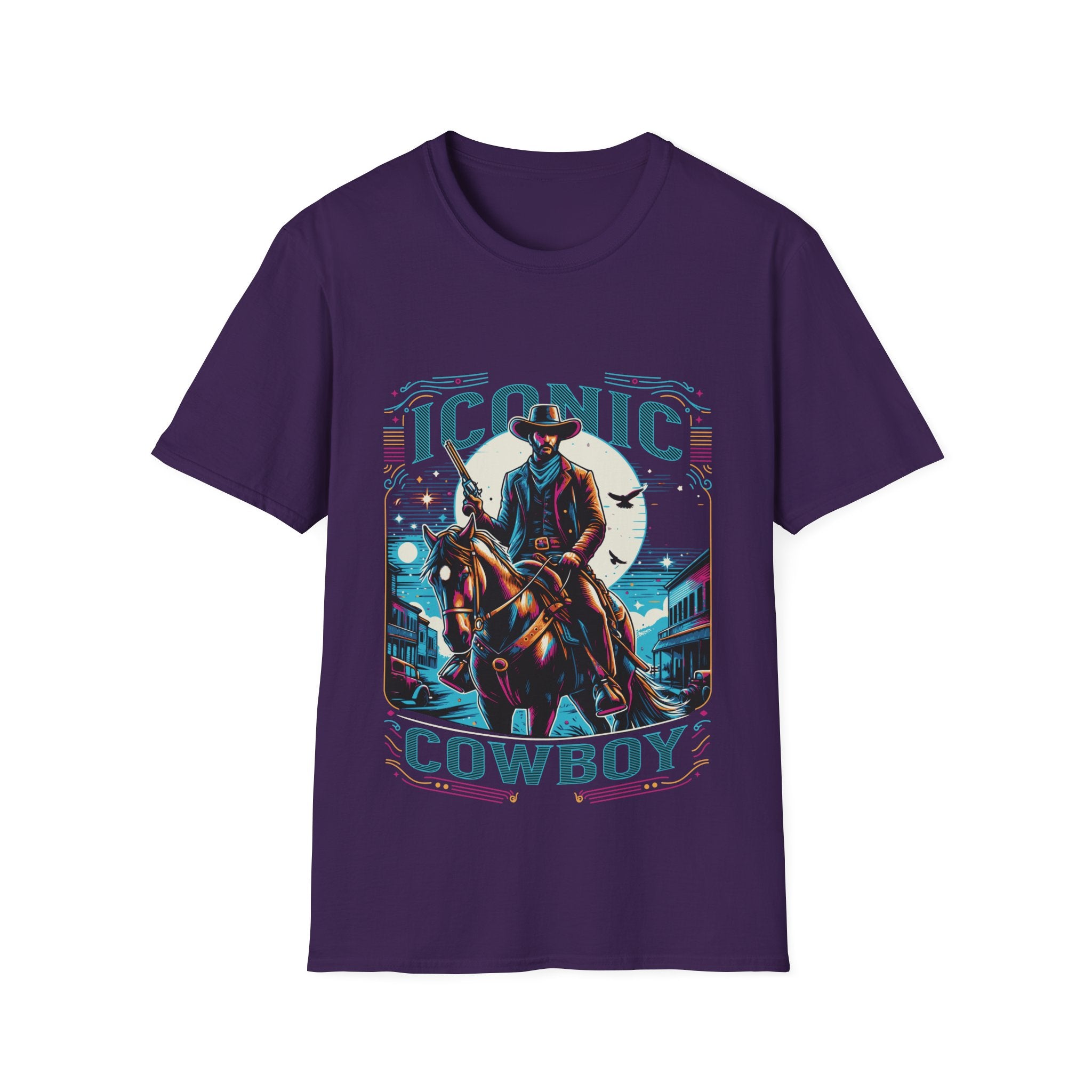 Iconic Cowboy Unisex Softstyle T-Shirt