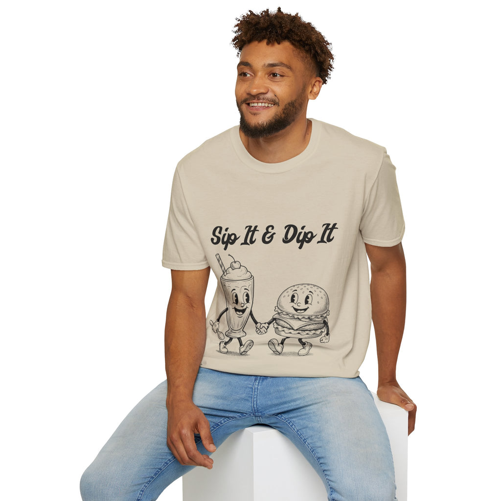 Sip it & Dip It Unisex Softstyle T-Shirt