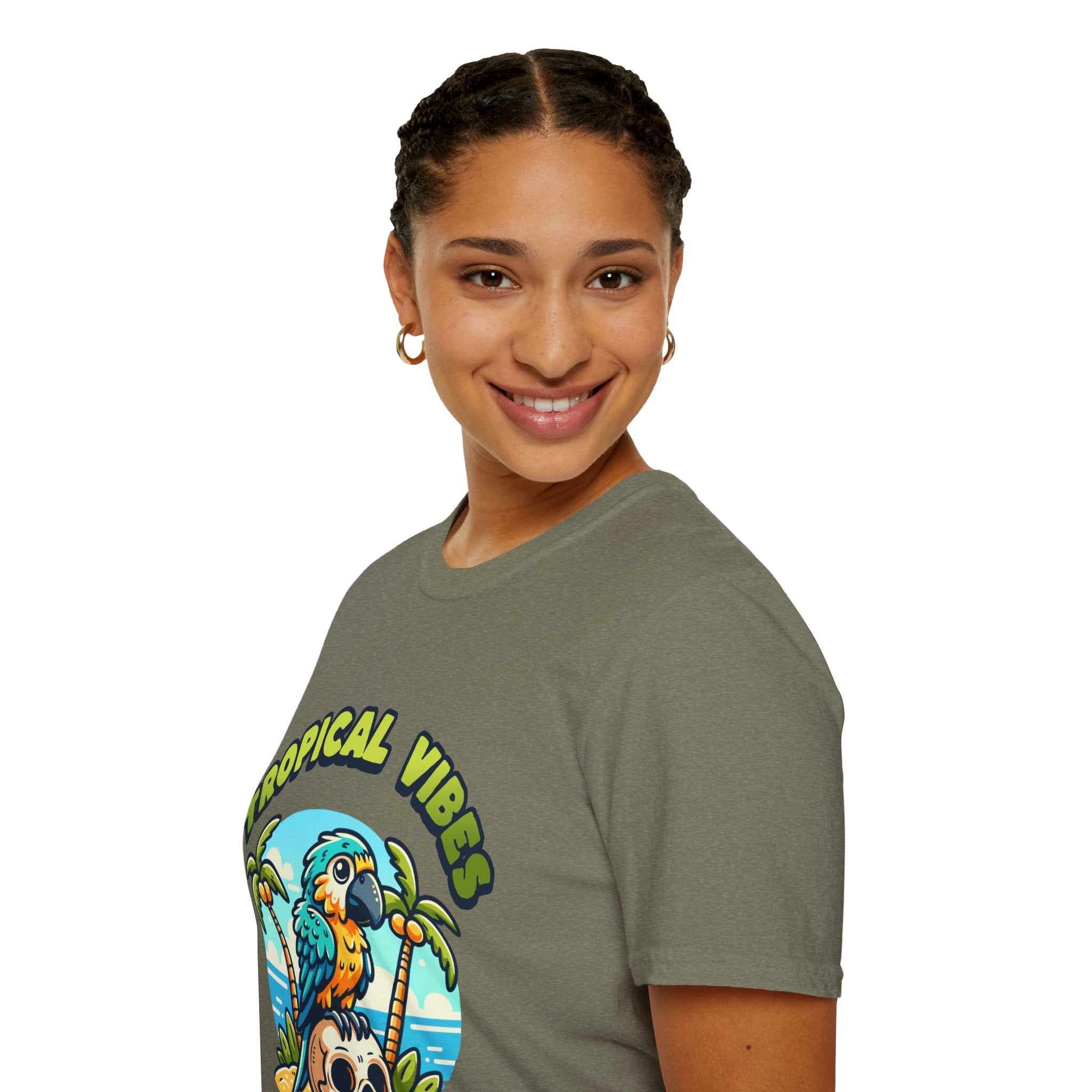 Tropical Vibes Unisex Softstyle T-Shirt