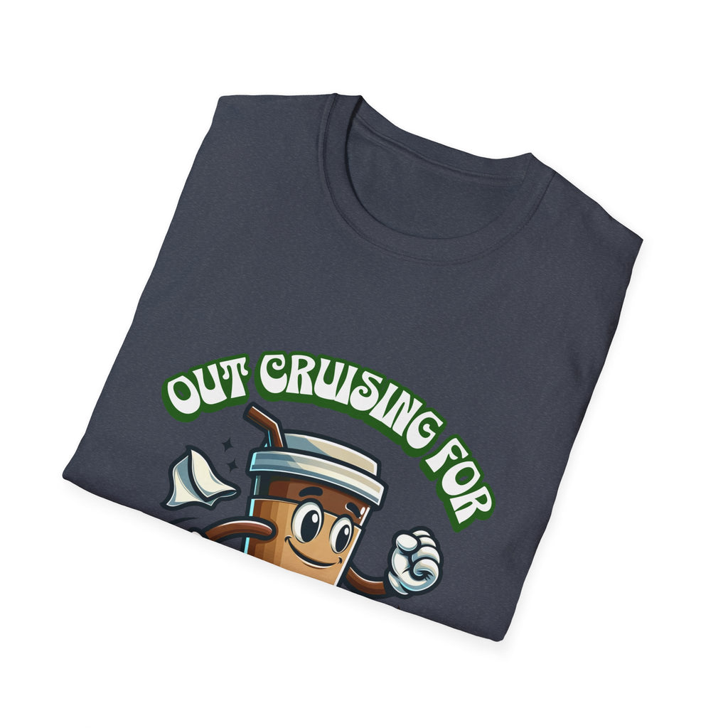 Cruising for Coffee Unisex Softstyle T-Shirt