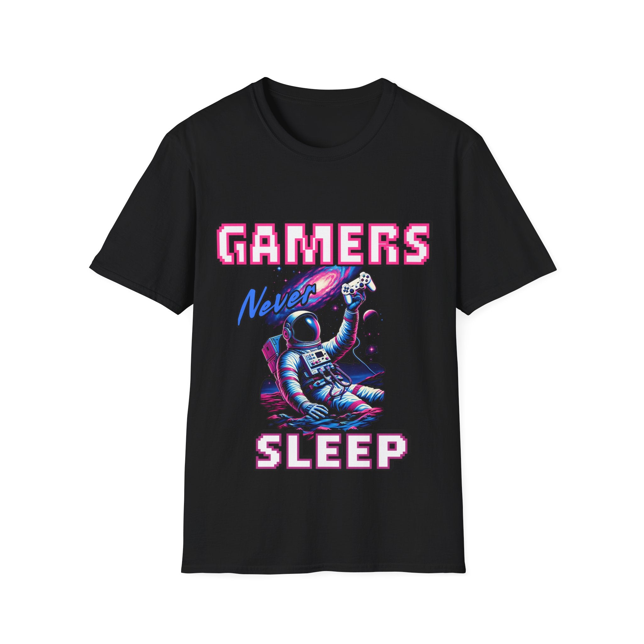 Gamers Never Sleep Unisex Softstyle T-Shirt