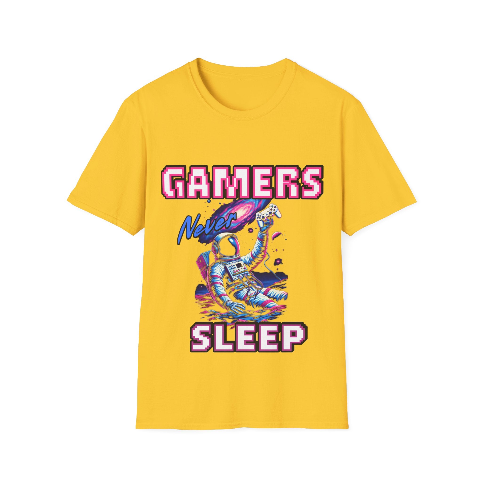Gamers Never Sleep Unisex Softstyle T-Shirt