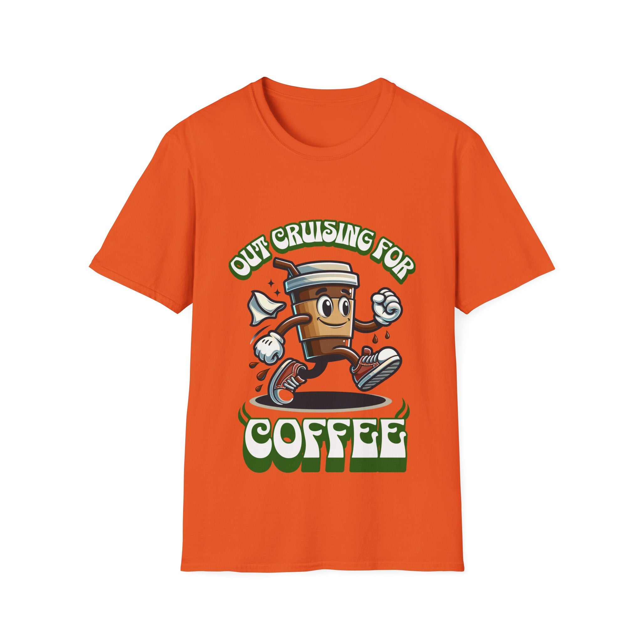 Cruising for Coffee Unisex Softstyle T-Shirt