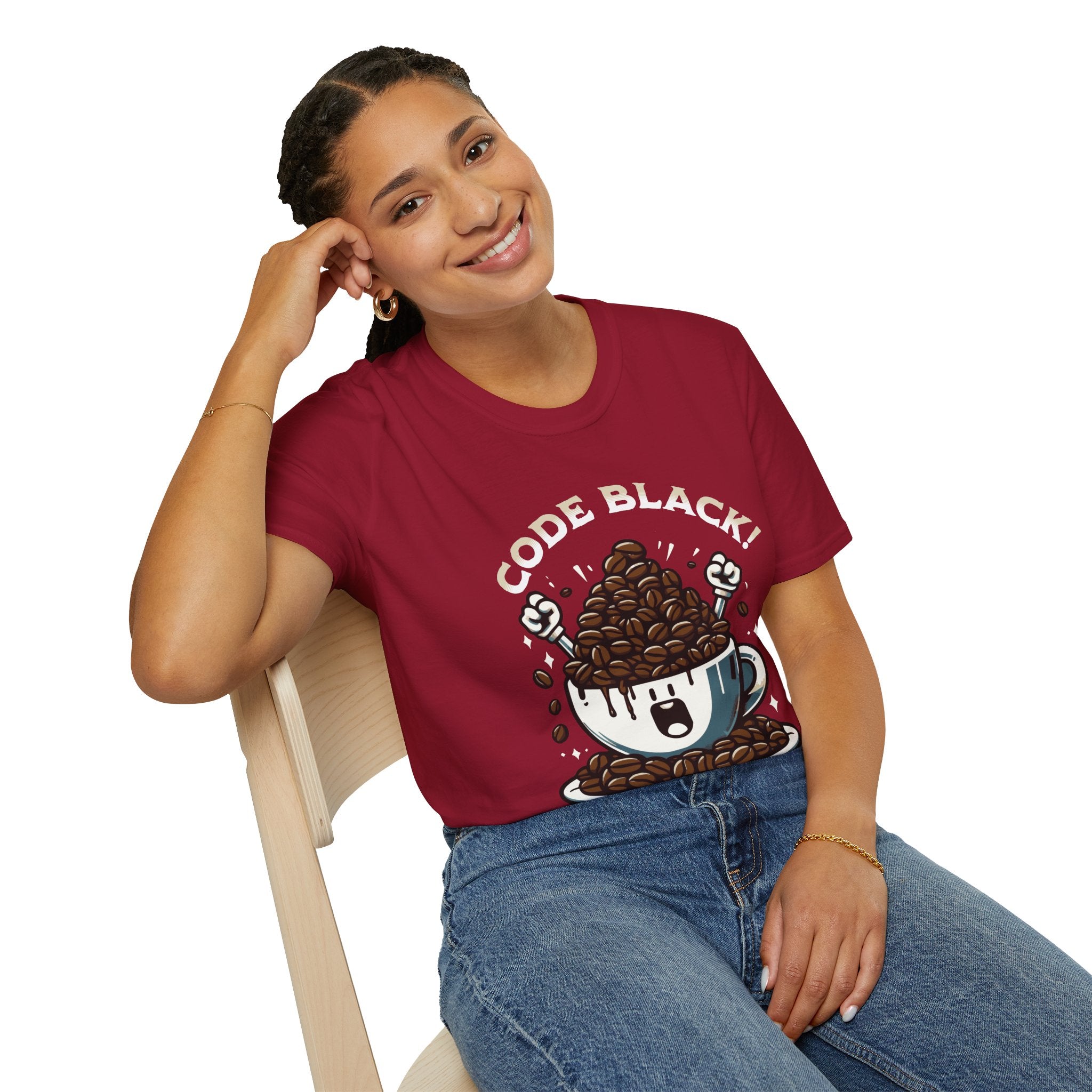 Code Black Unisex Softstyle T-Shirt