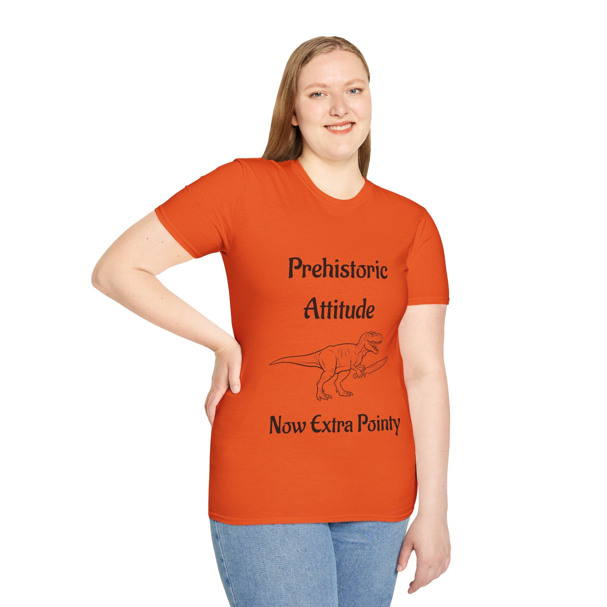 Prehistoric Attitude Unisex Softstyle T-Shirt