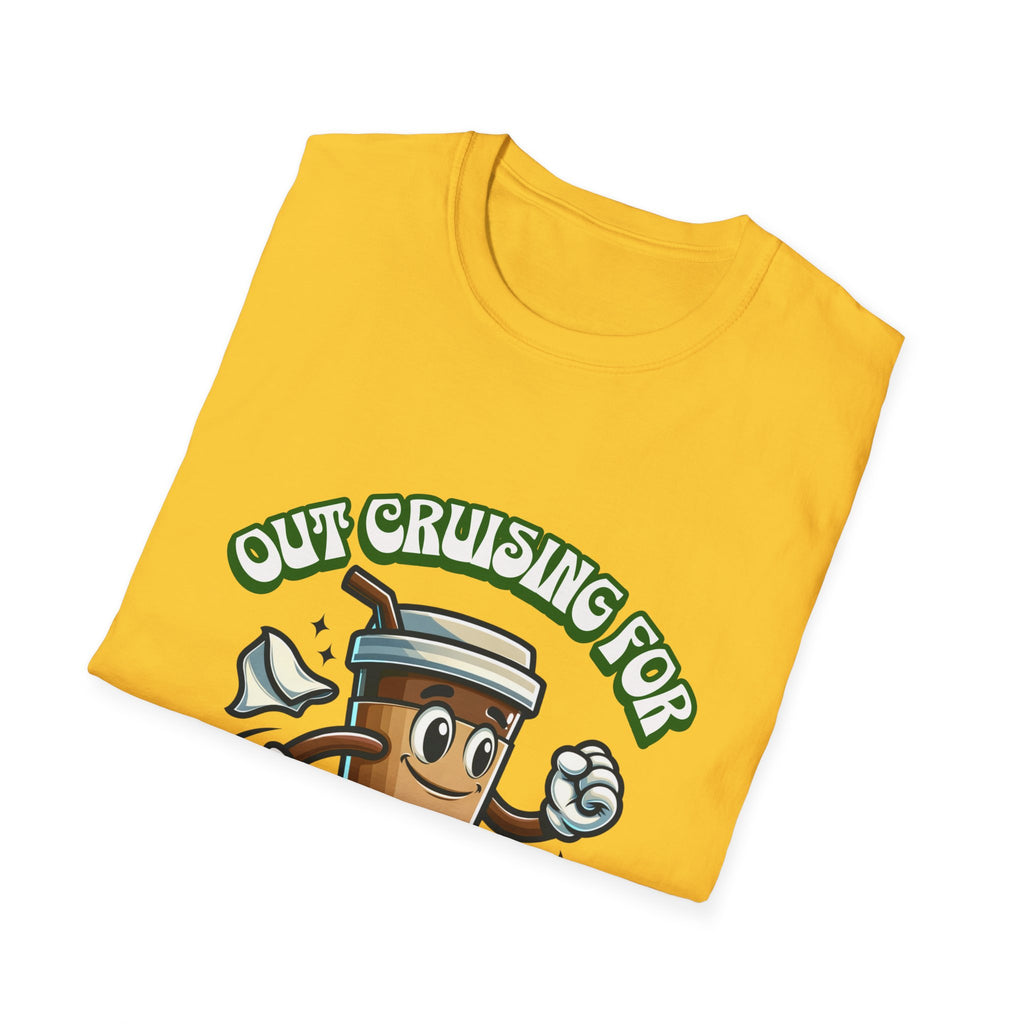 Cruising for Coffee Unisex Softstyle T-Shirt