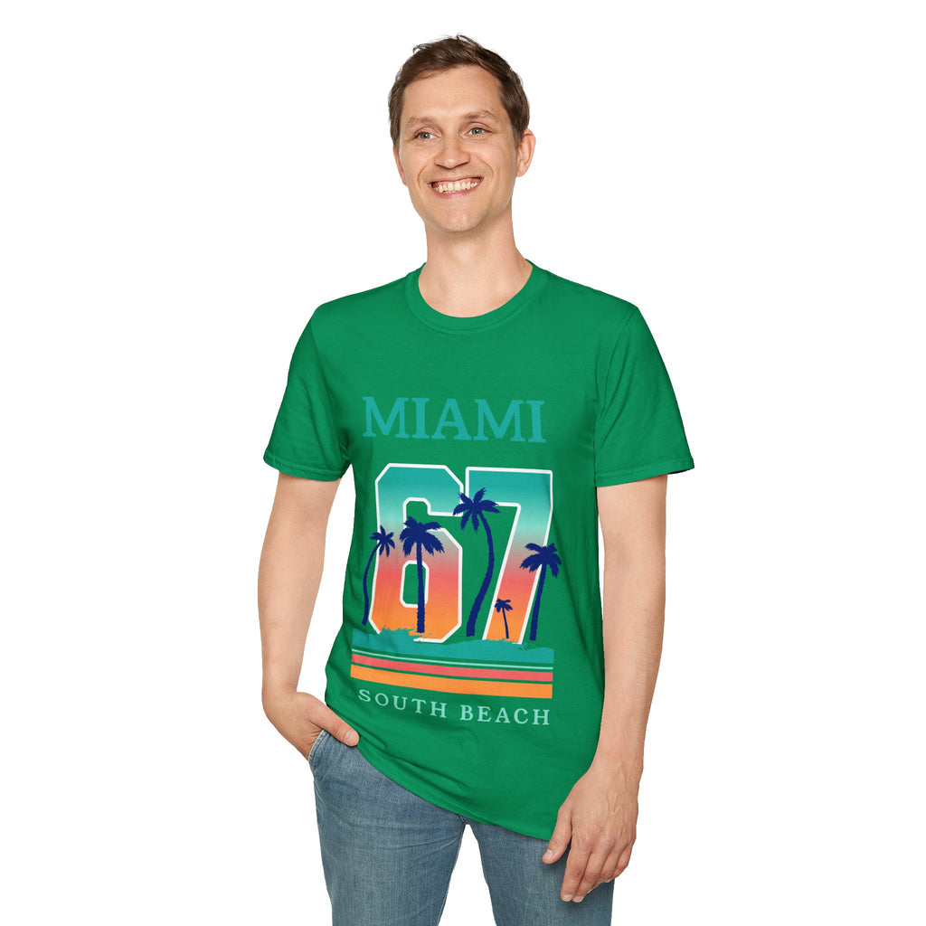 Miami South Beach Unisex Softstyle T-Shirt