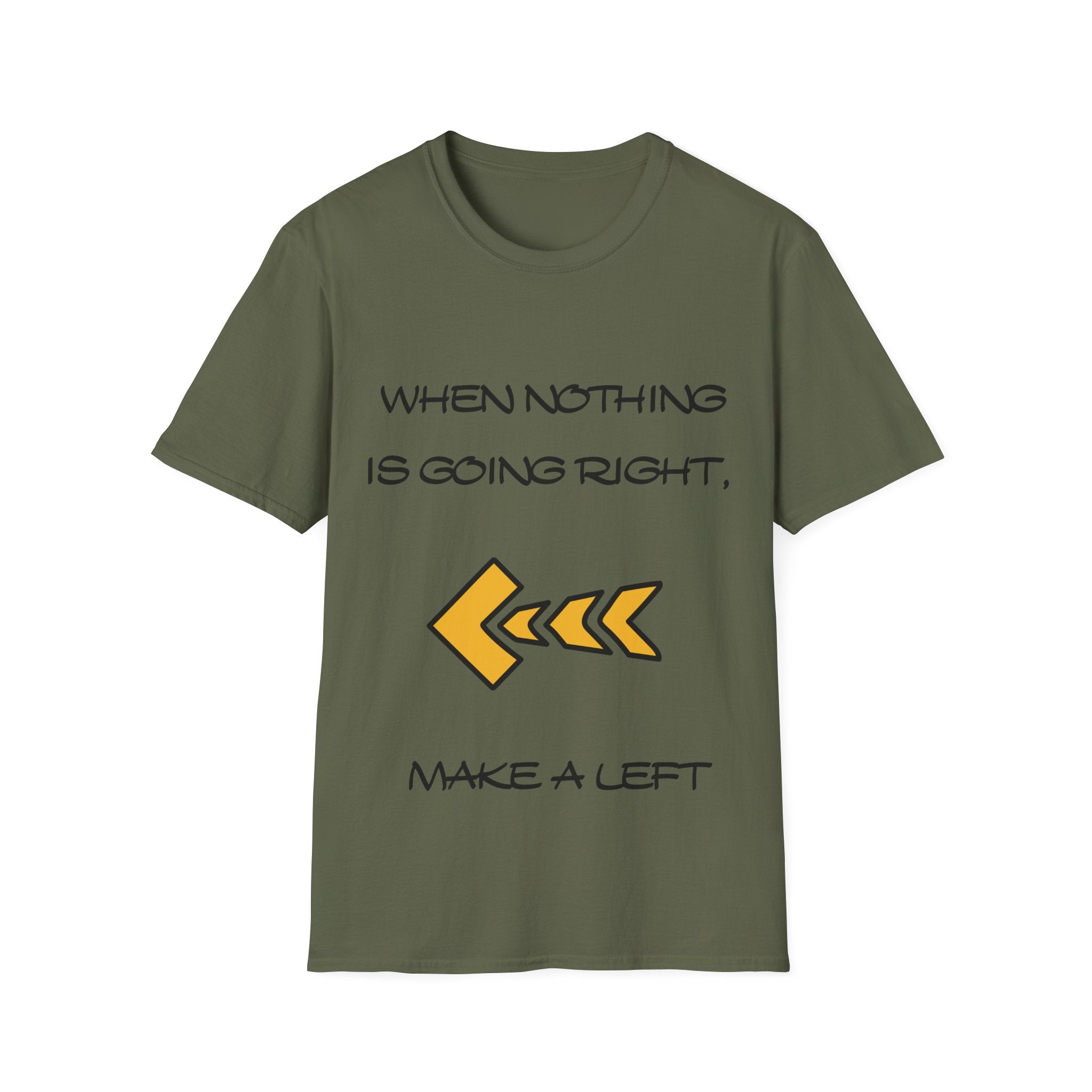 Make a Left Unisex Softstyle T-Shirt