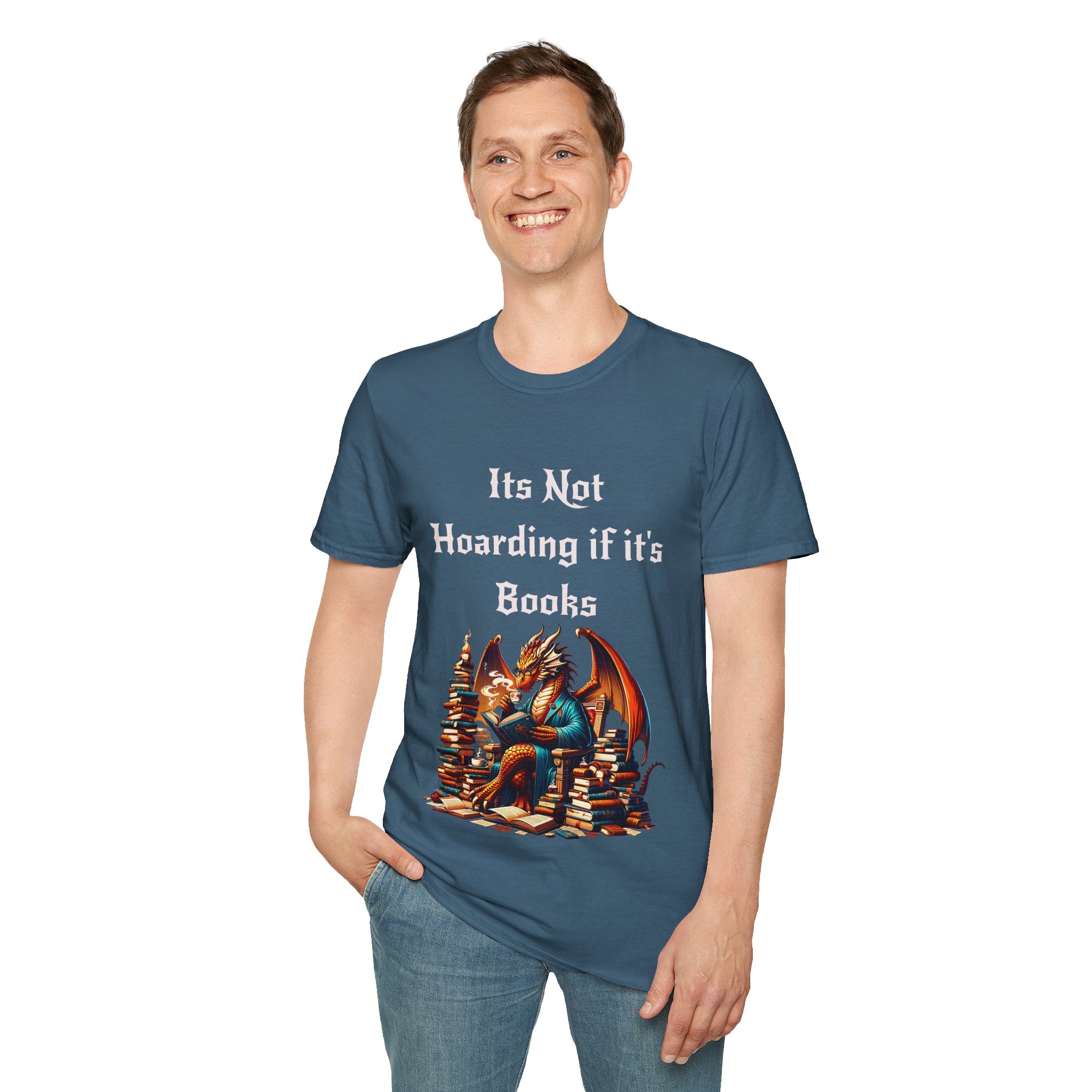 Hoarding Books Unisex Softstyle T-Shirt