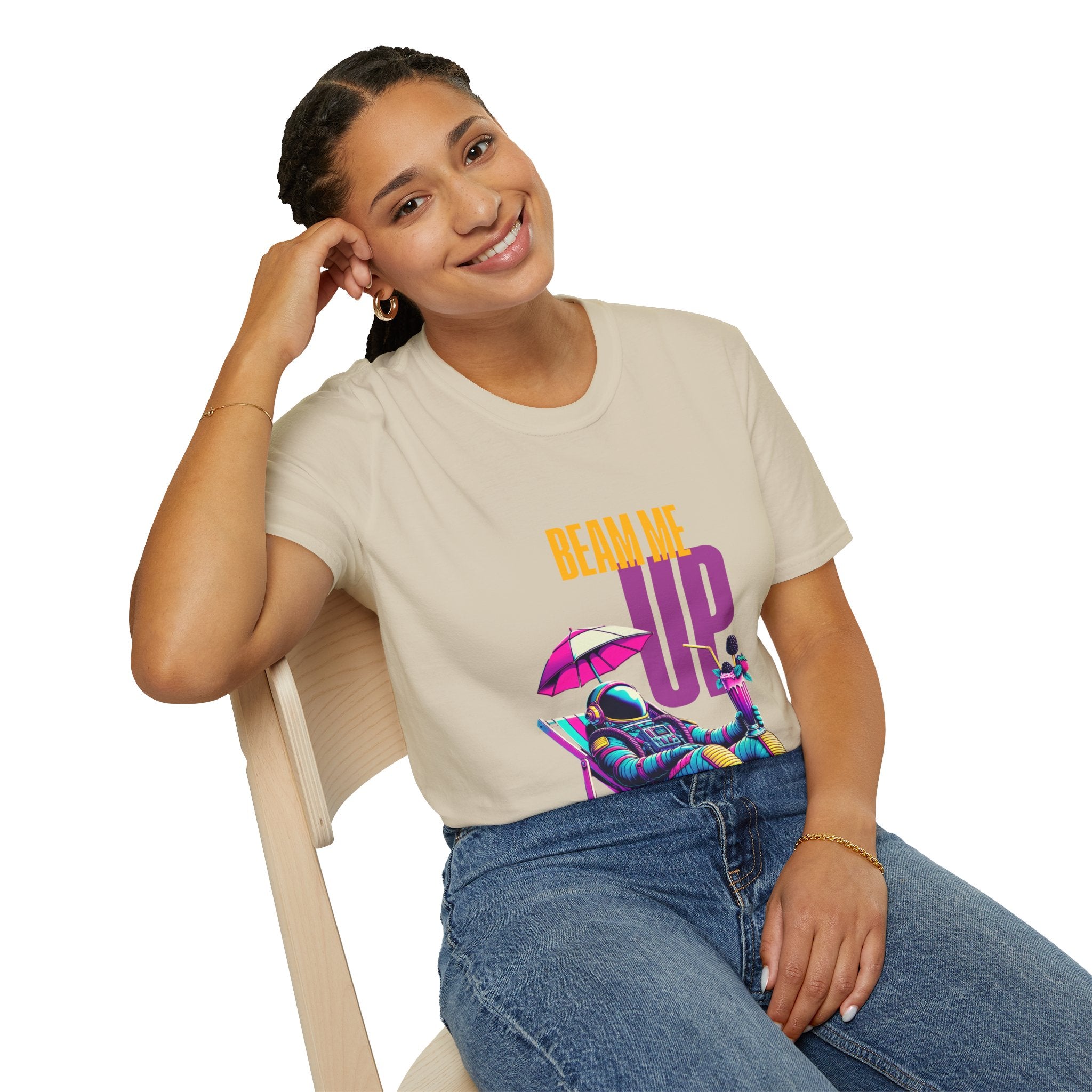 Beam Me Up Unisex Softstyle T-Shirt