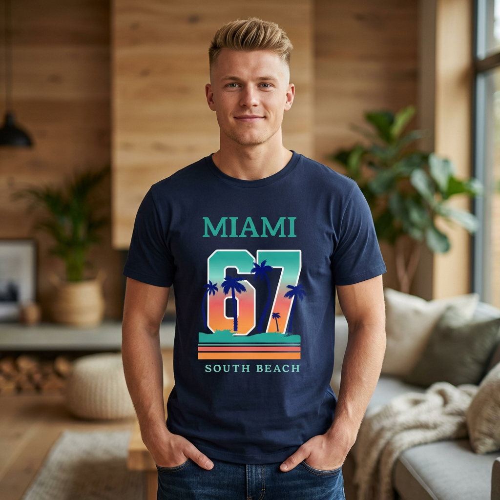 Miami South Beach Unisex Softstyle T-Shirt