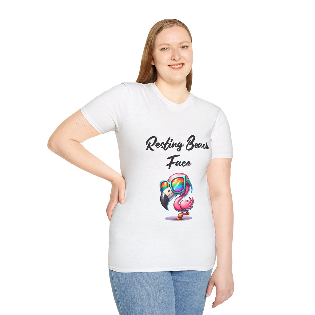 Beach Face Unisex Softstyle T-Shirt