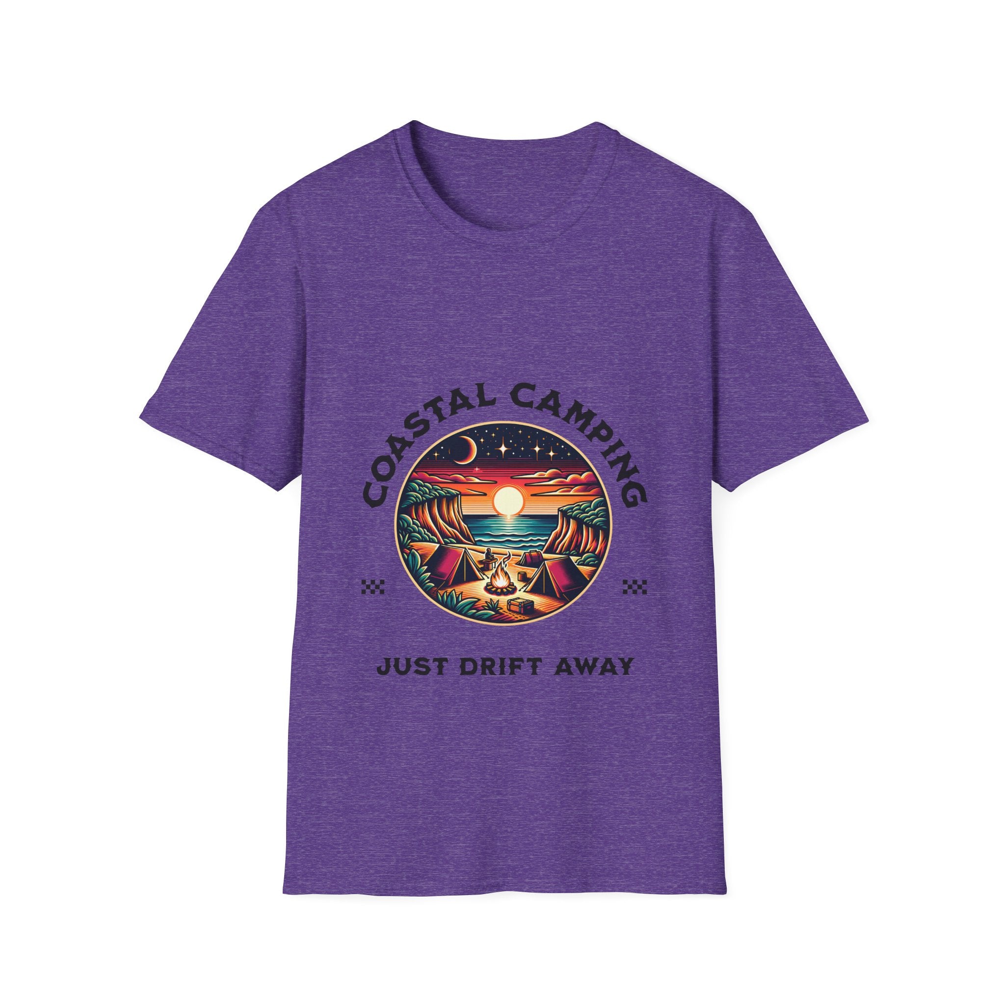 Coastal Camping Unisex Softstyle T-Shirt