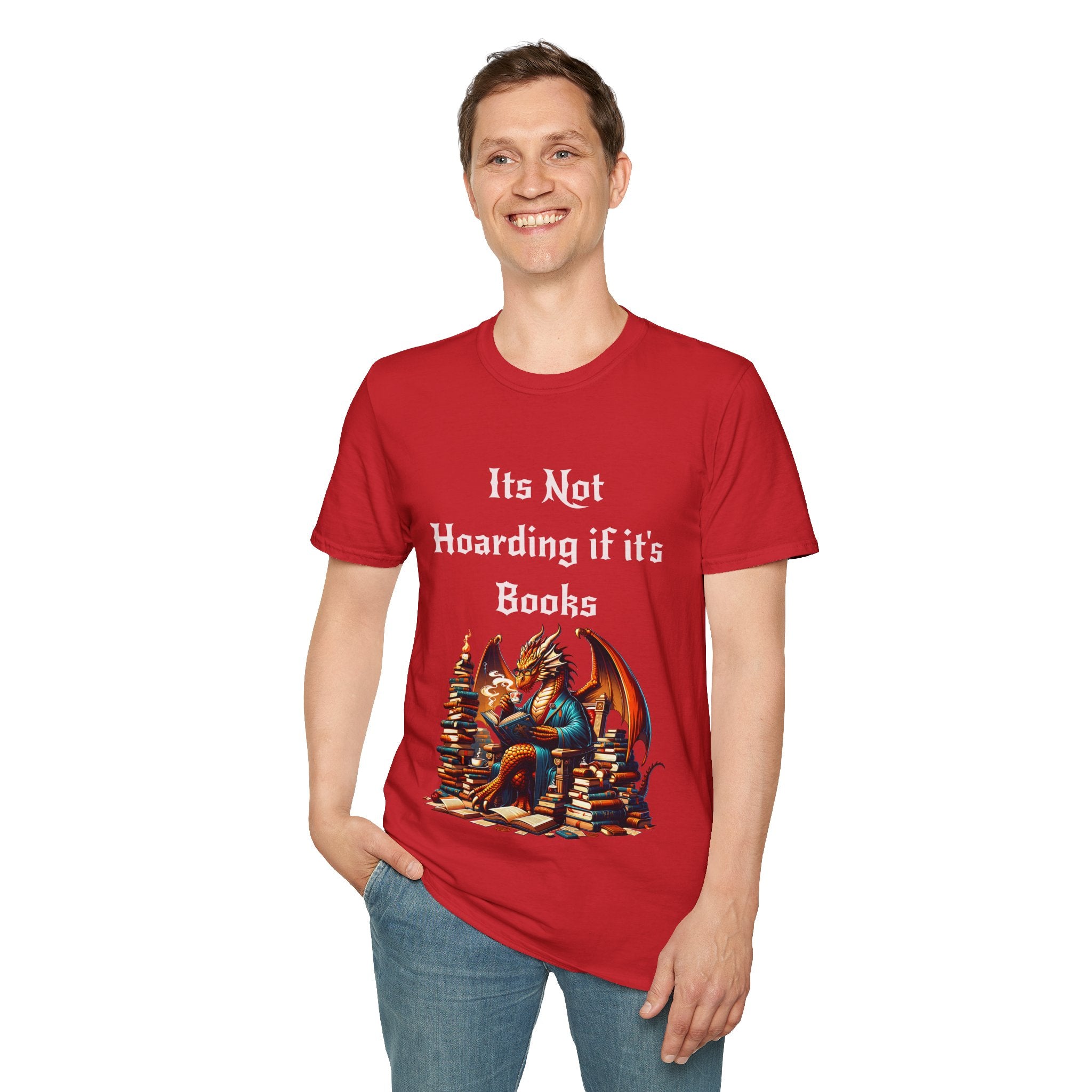 Hoarding Books Unisex Softstyle T-Shirt