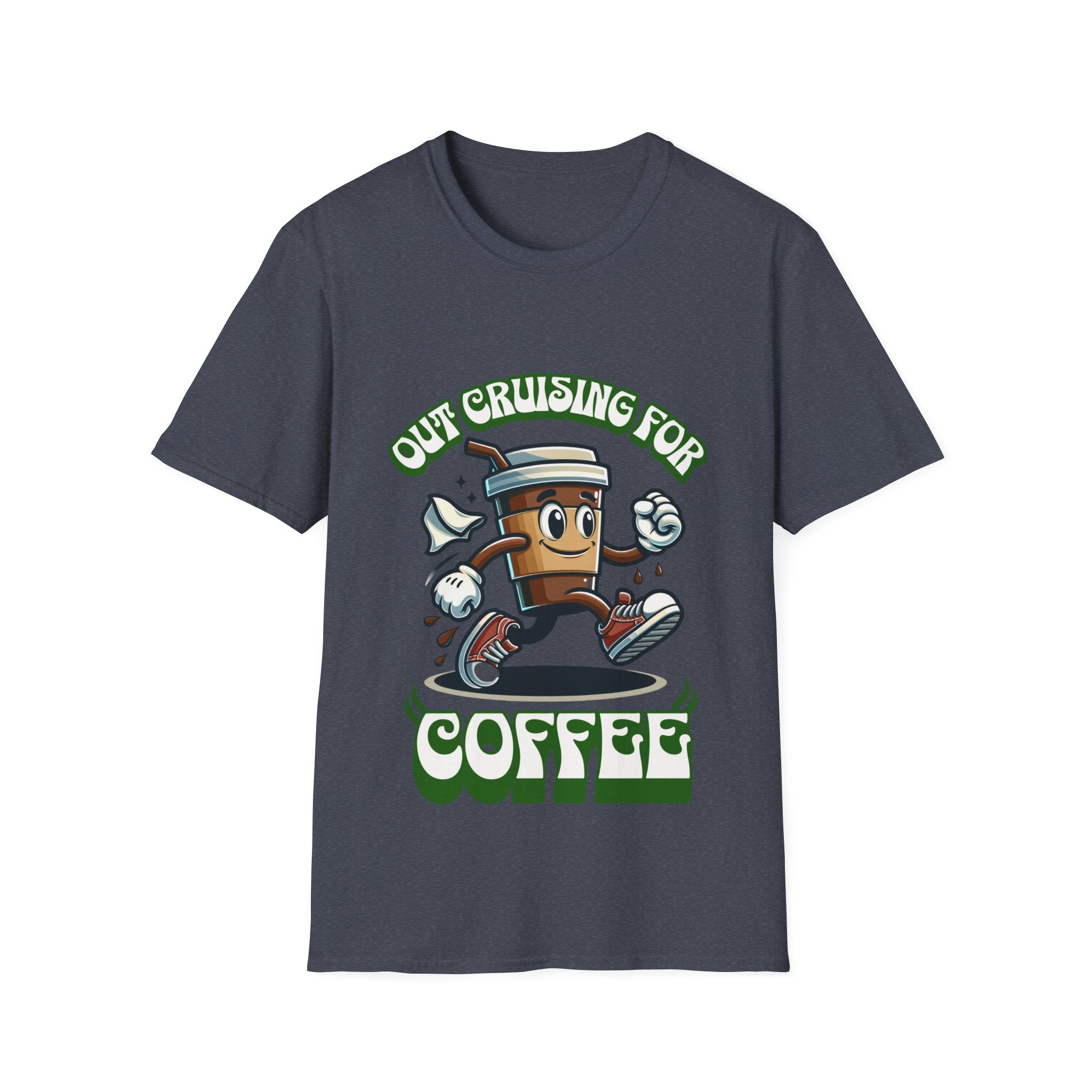 Cruising for Coffee Unisex Softstyle T-Shirt