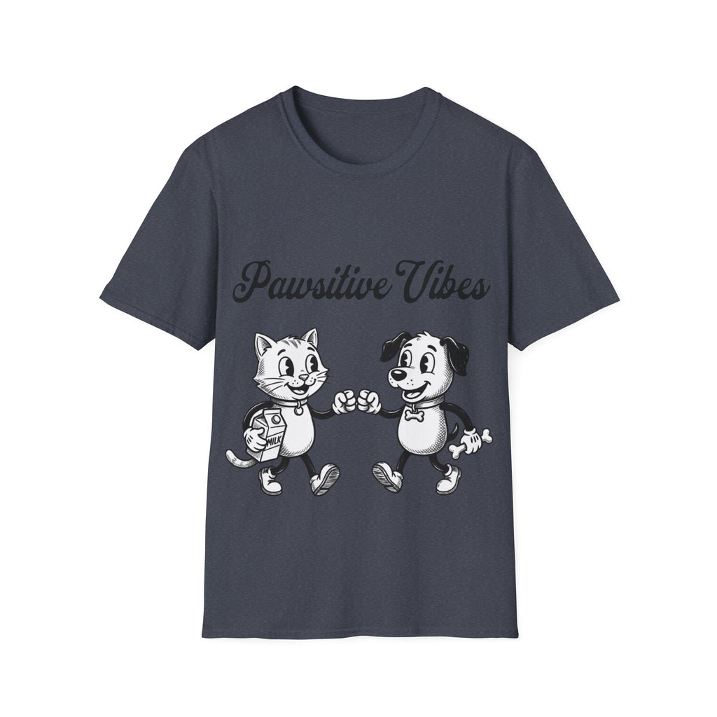 Pawsitive Vibes Unisex Softstyle T-Shirt