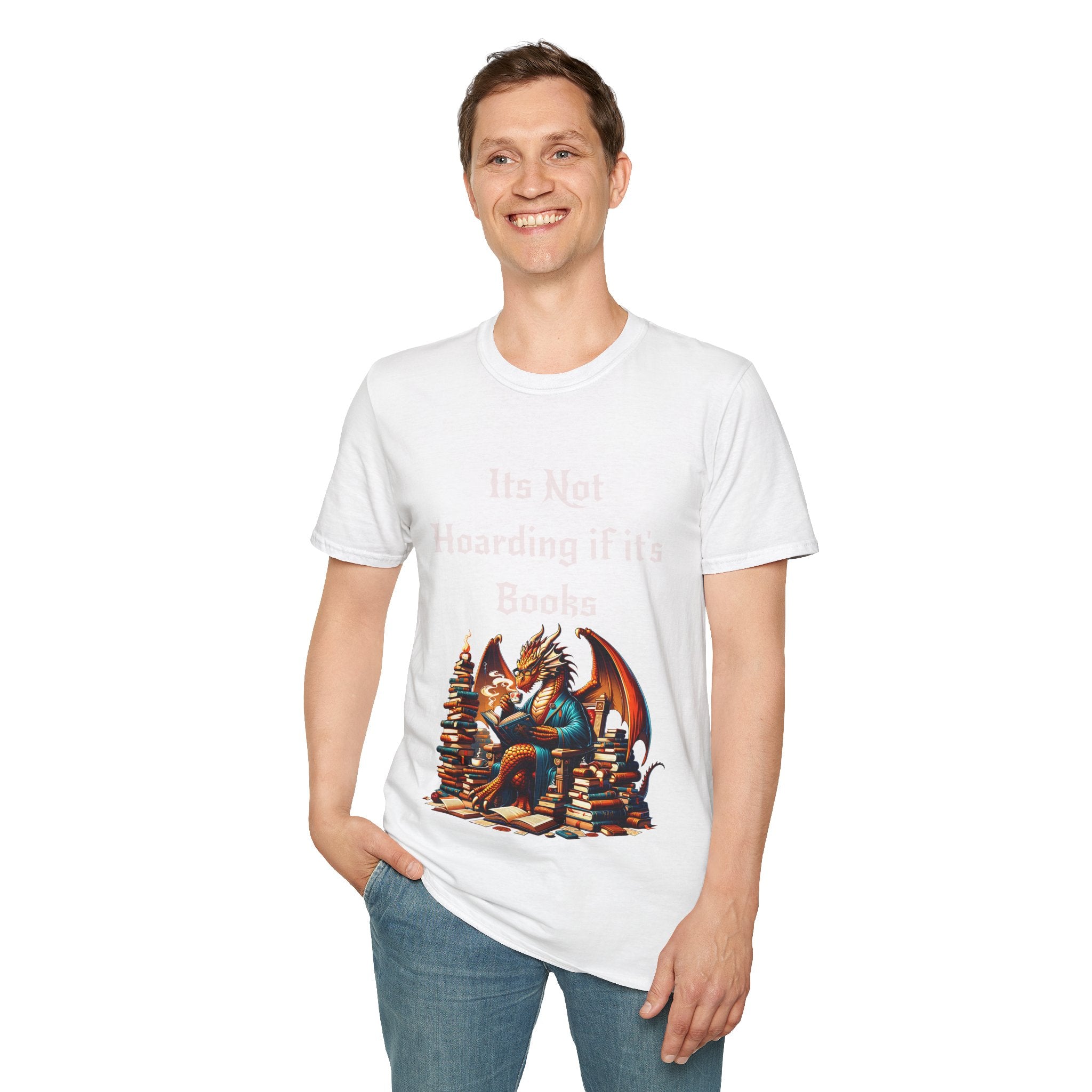Hoarding Books Unisex Softstyle T-Shirt