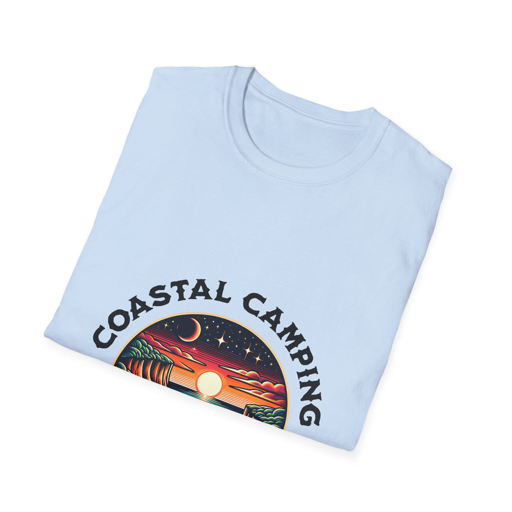 Coastal Camping Unisex Softstyle T-Shirt