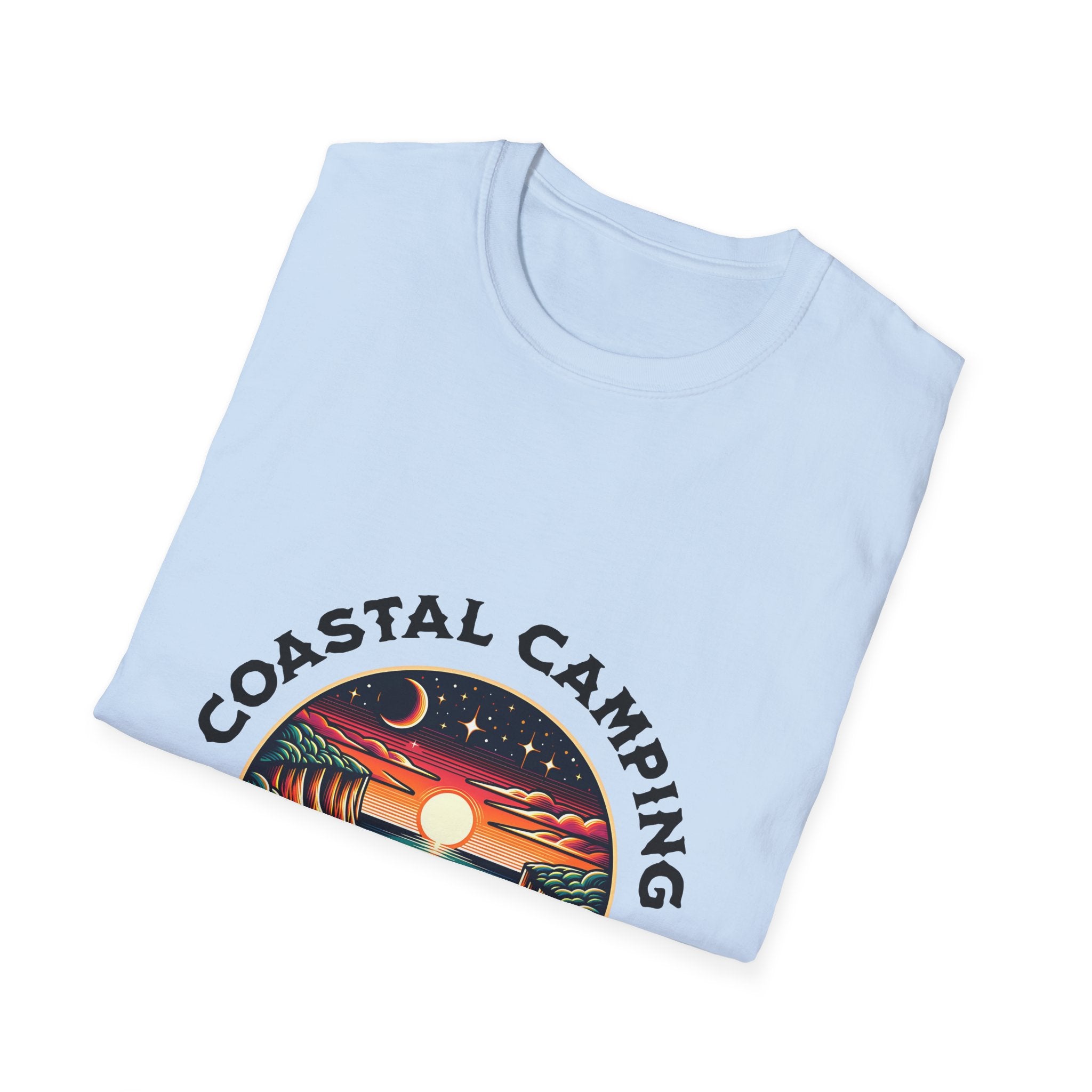 Coastal Camping Unisex Softstyle T-Shirt