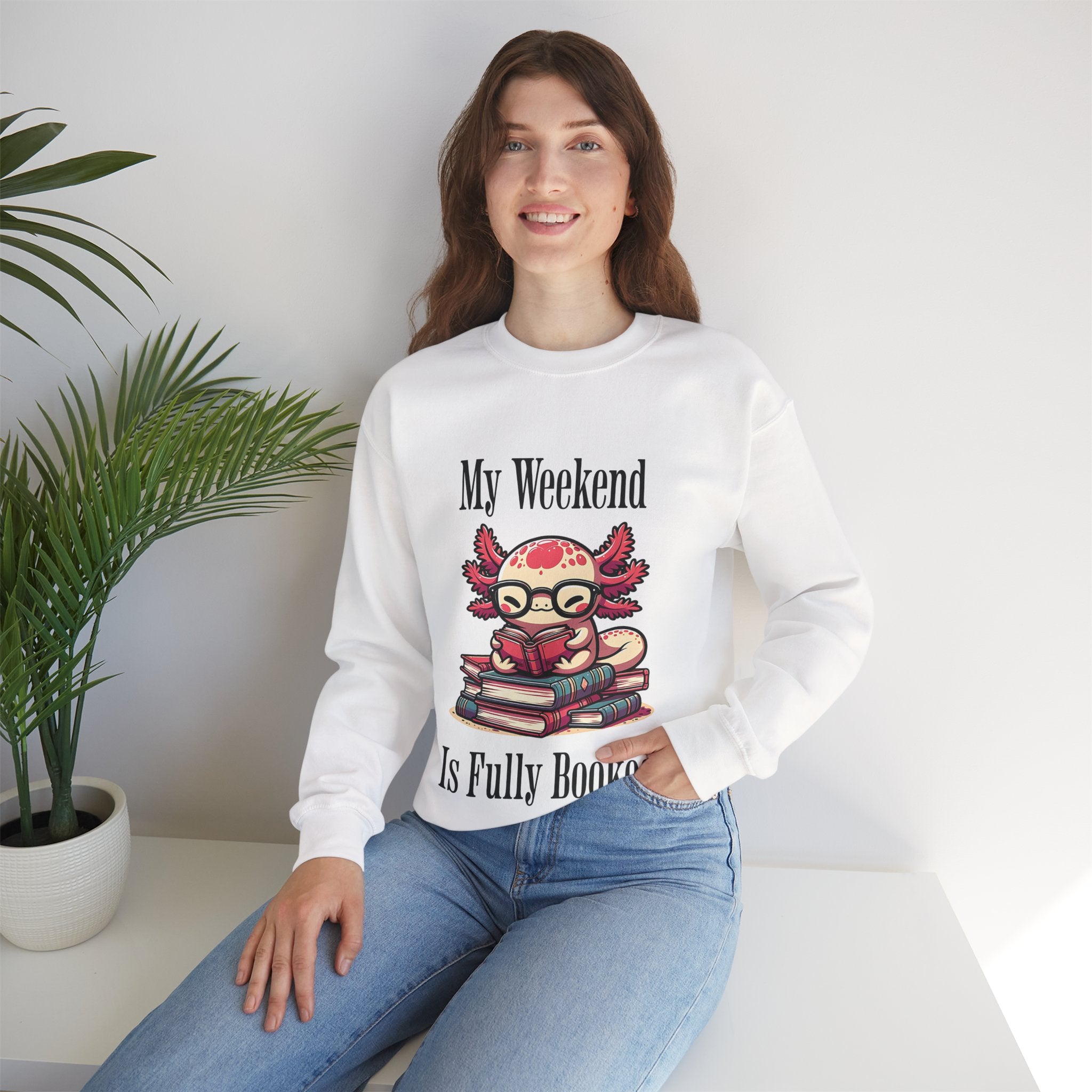 Fully Booked Unisex Heavy Blend™ Crewneck Sweatshirt