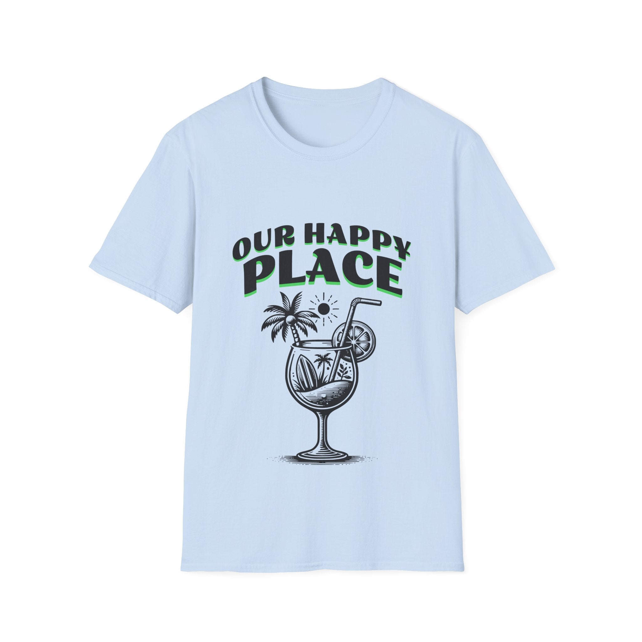 Happy Place Unisex Softstyle T-Shirt
