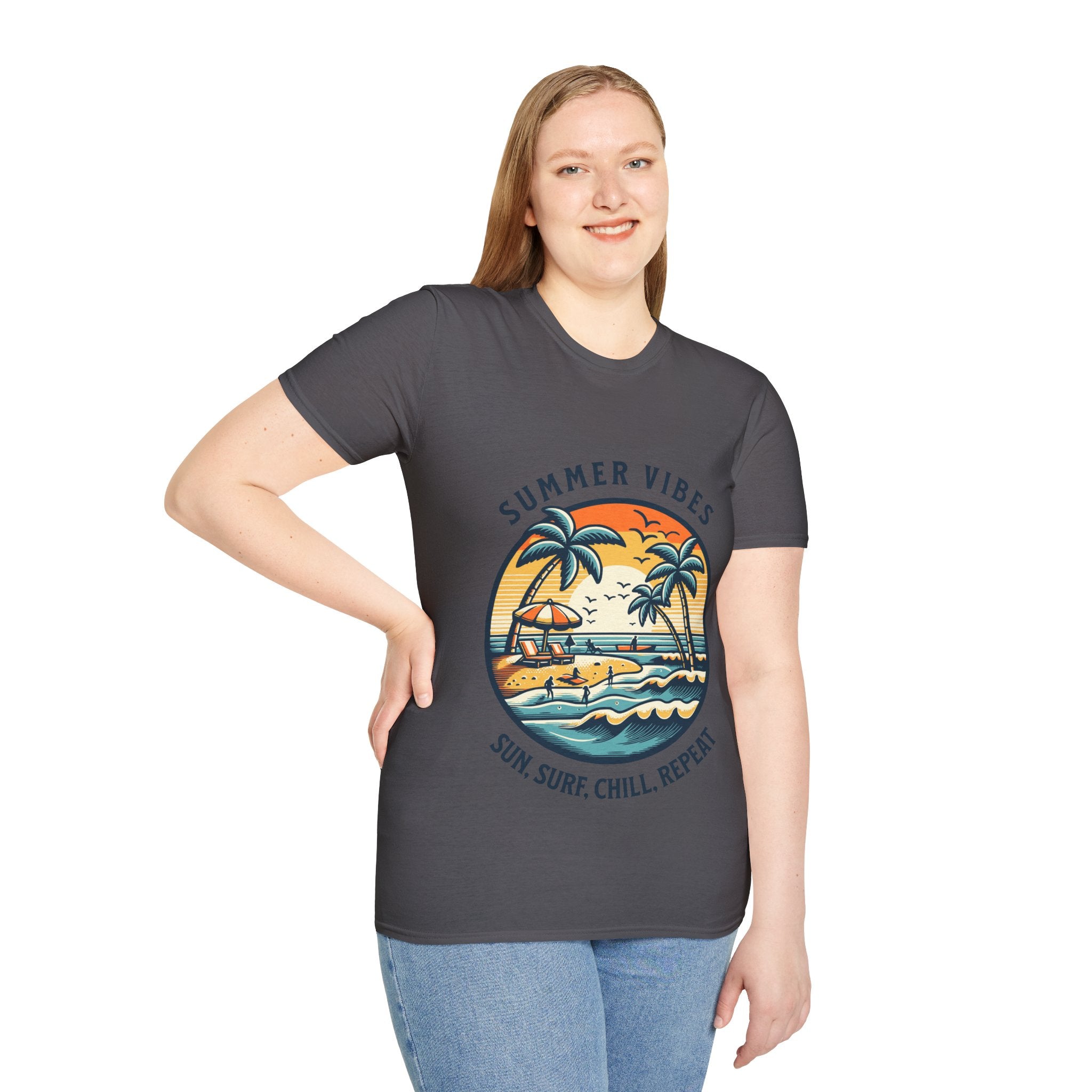 Summer Vibes Unisex Softstyle T-Shirt