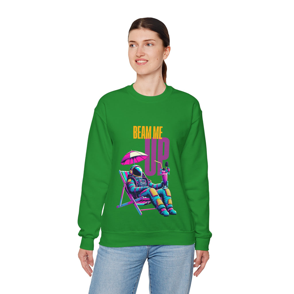 Beam Me Up Unisex Heavy Blend™ Crewneck Sweatshirt