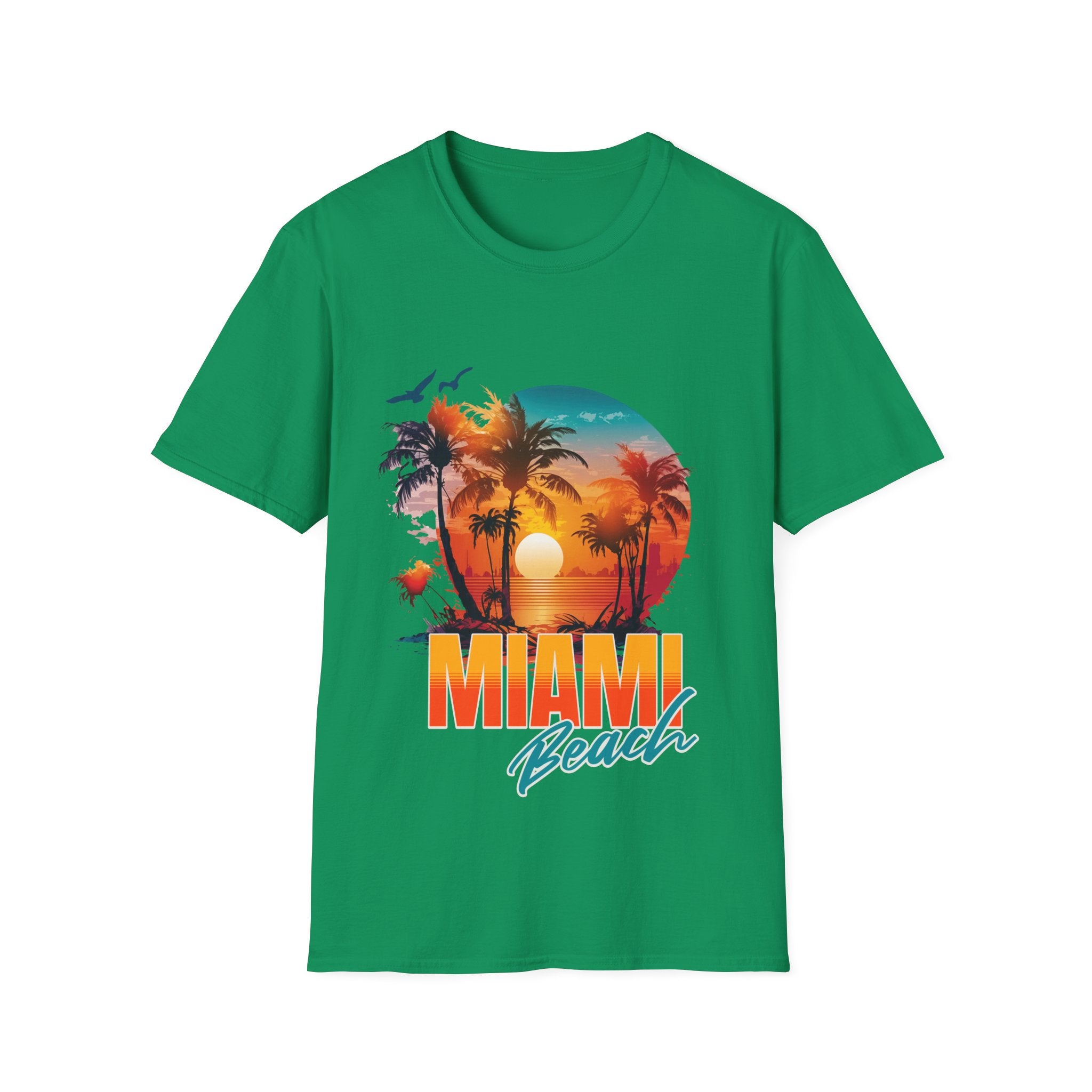 Miami Beach Unisex Softstyle T-Shirt
