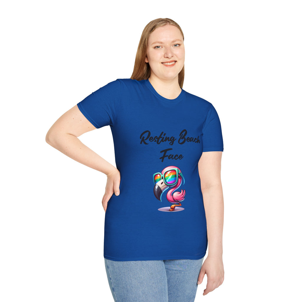 Beach Face Unisex Softstyle T-Shirt