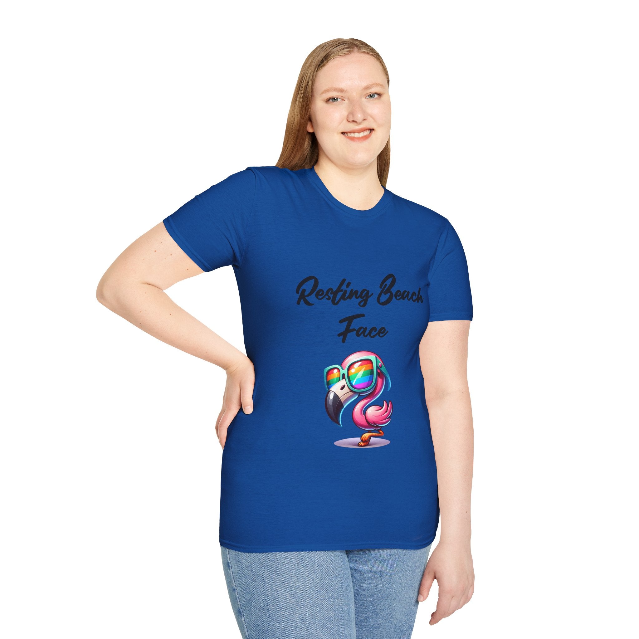 Beach Face Unisex Softstyle T-Shirt