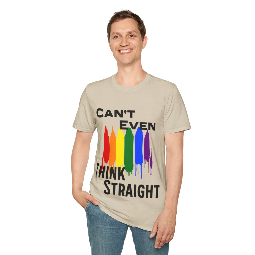 Think Straight Unisex Softstyle T-Shirt