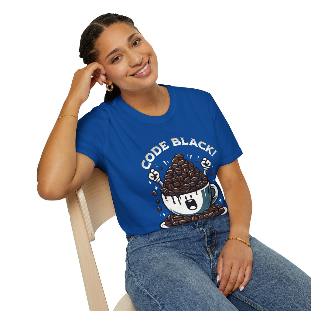Code Black Unisex Softstyle T-Shirt