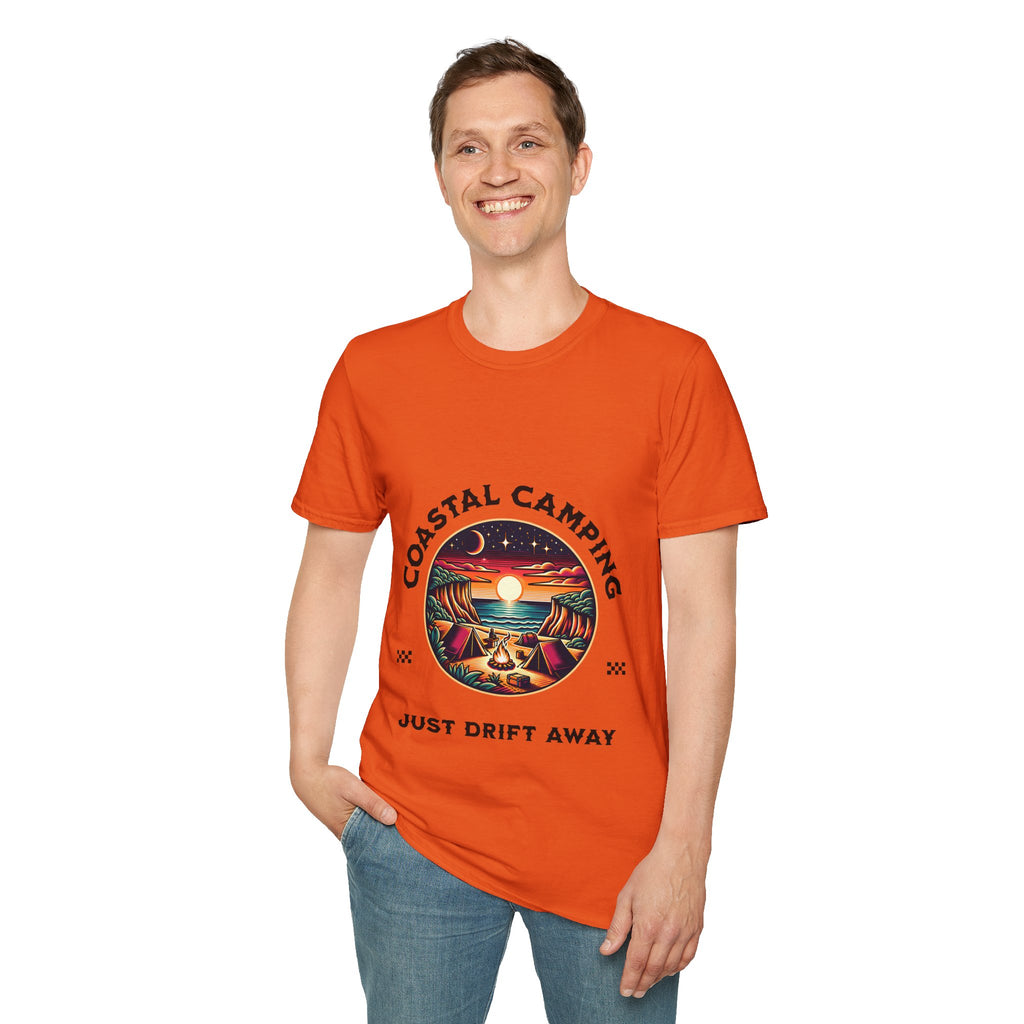Coastal Camping Unisex Softstyle T-Shirt