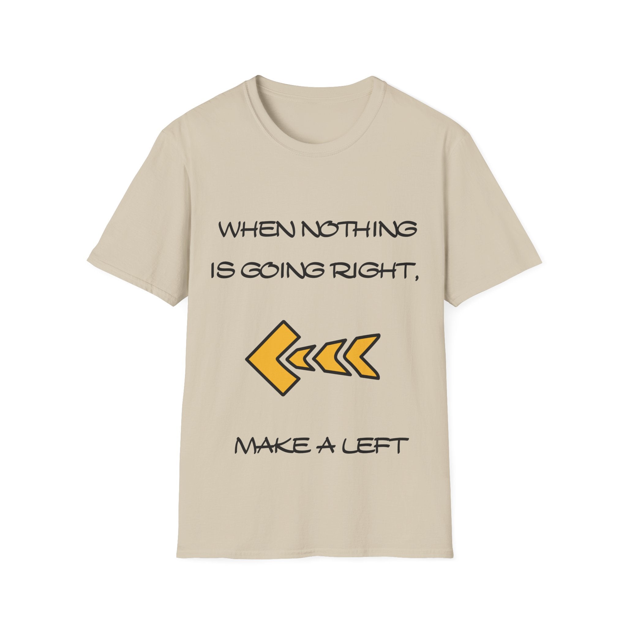 Make a Left Unisex Softstyle T-Shirt