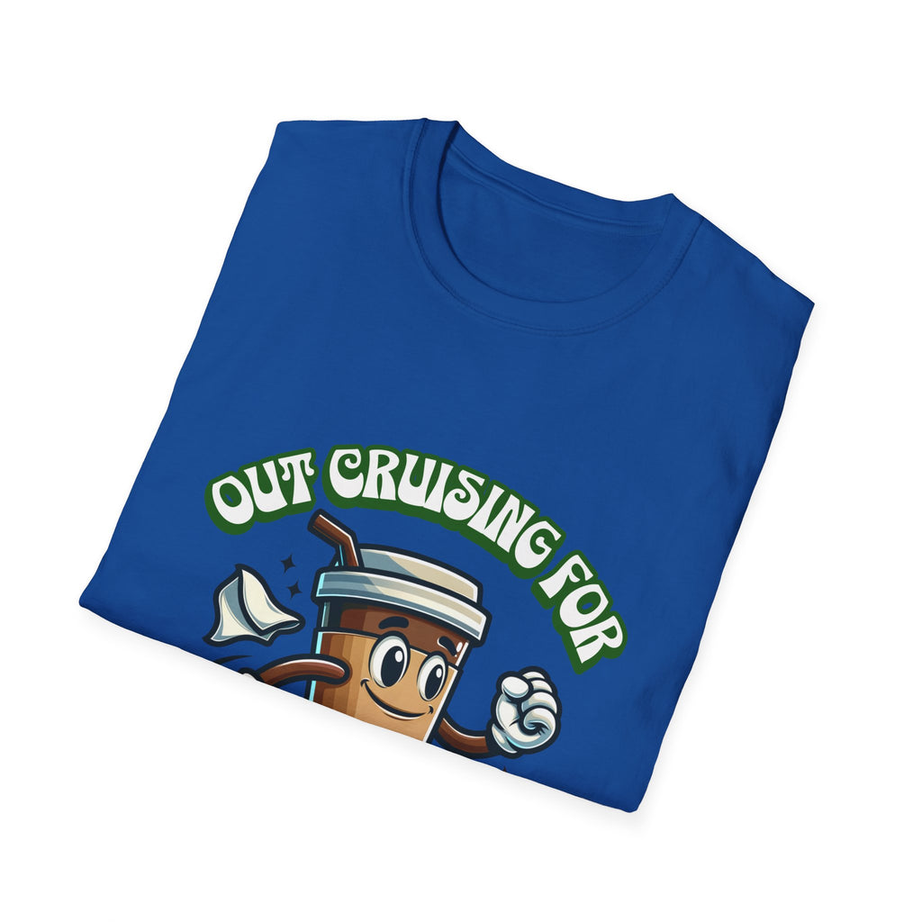 Cruising for Coffee Unisex Softstyle T-Shirt