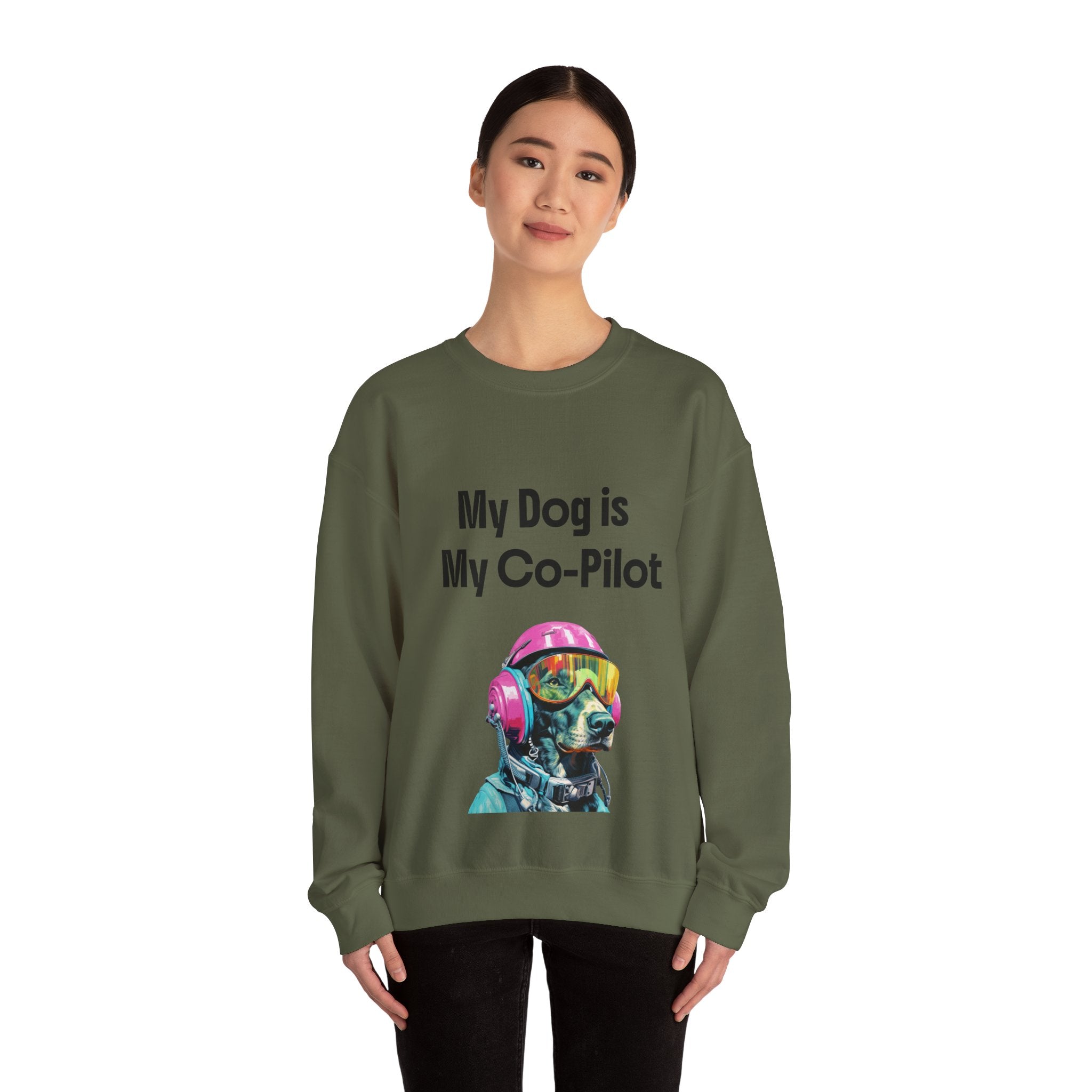 Co-pilot Unisex Heavy Blend™ Crewneck Sweatshirt