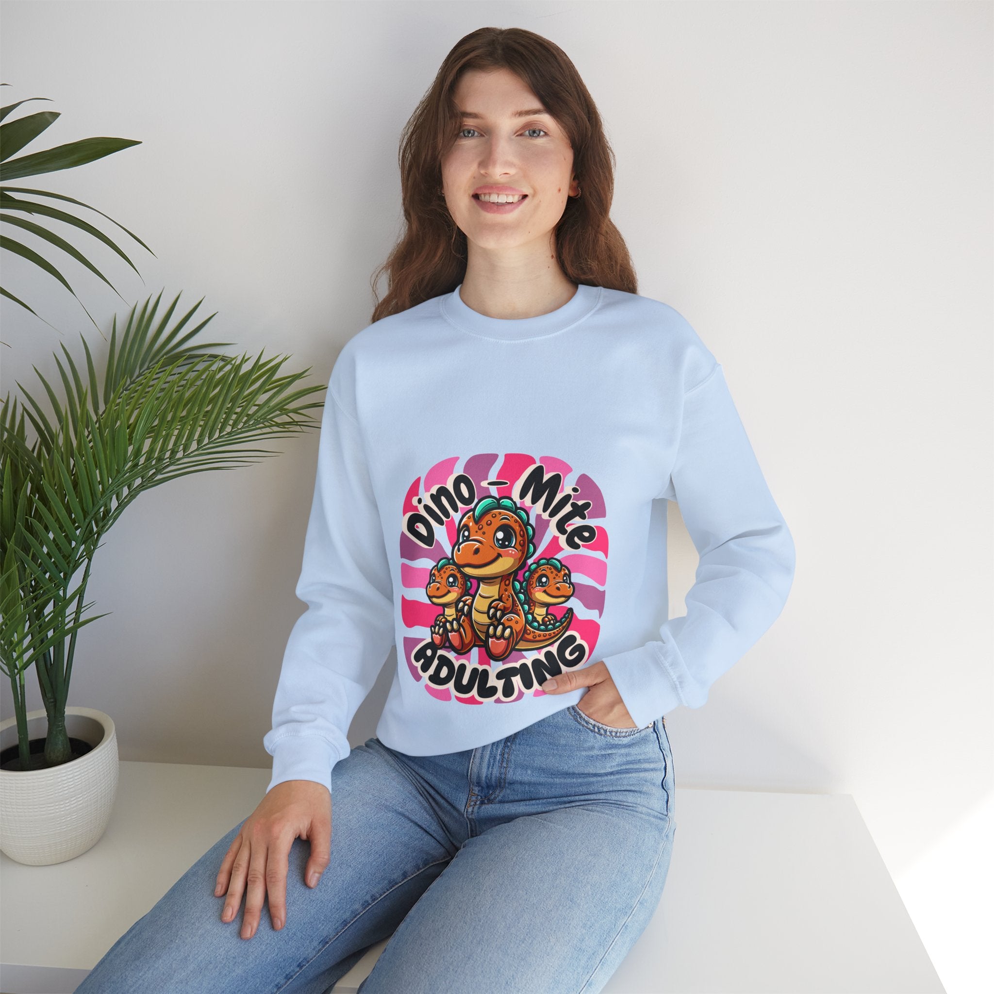 Dino-Mite Unisex Heavy Blend™ Crewneck Sweatshirt