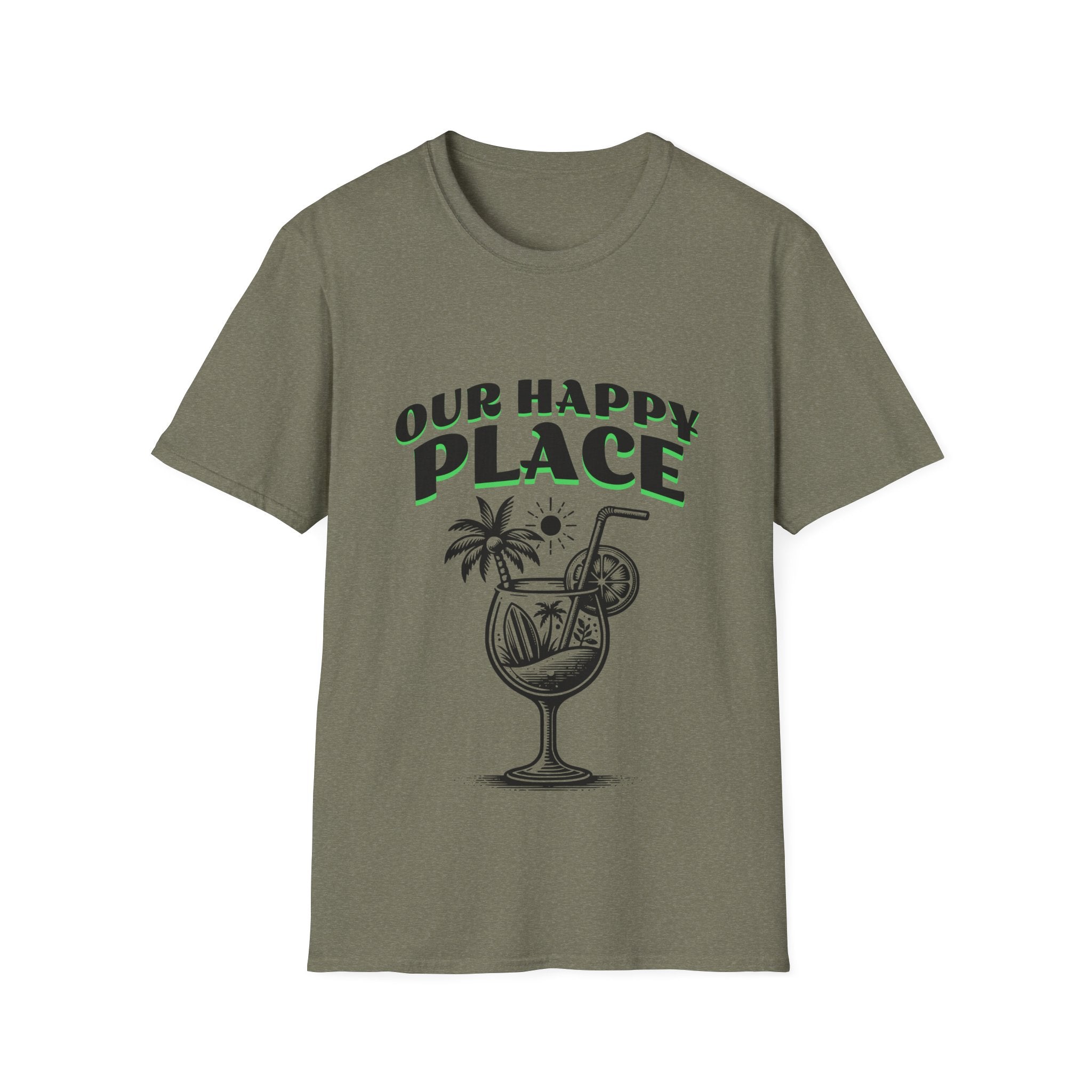 Happy Place Unisex Softstyle T-Shirt