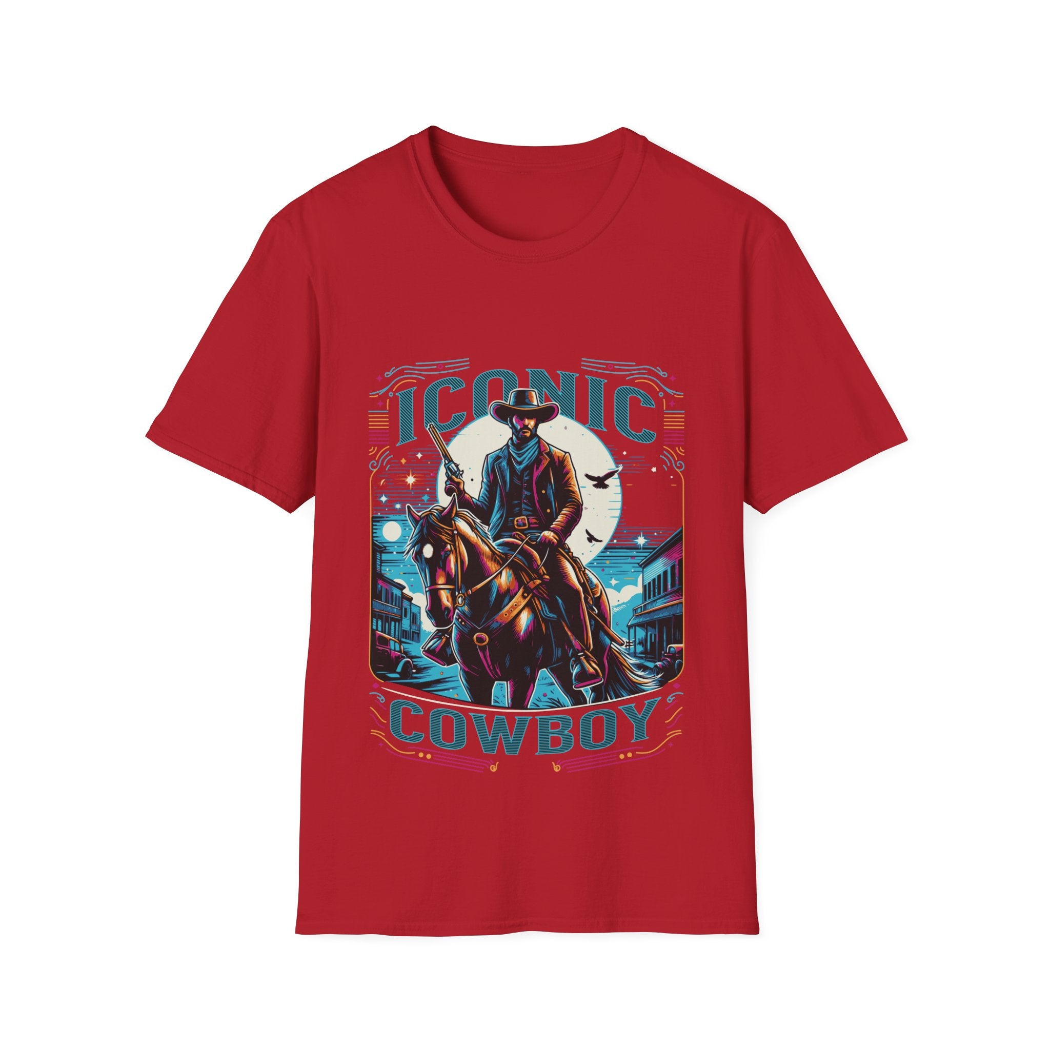 Iconic Cowboy Unisex Softstyle T-Shirt