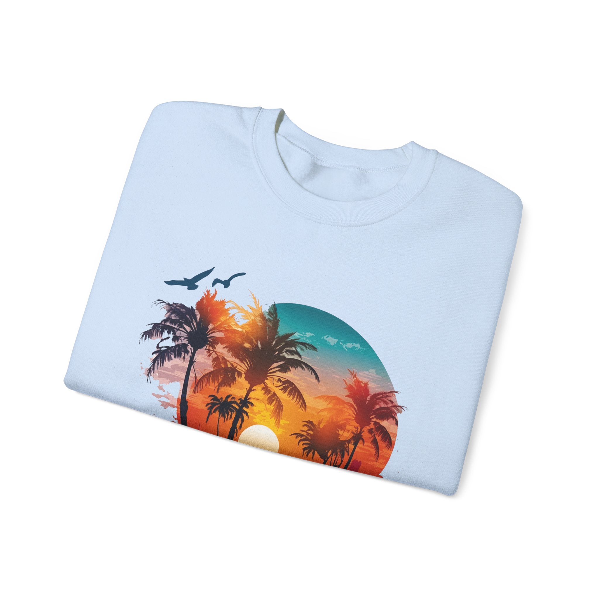 Miami Beach Unisex Heavy Blend™ Crewneck Sweatshirt