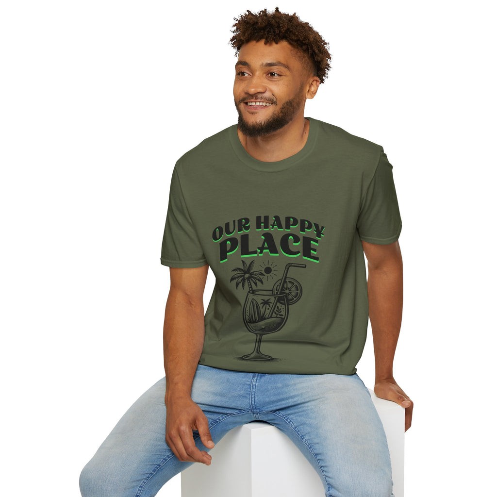 Happy Place Unisex Softstyle T-Shirt