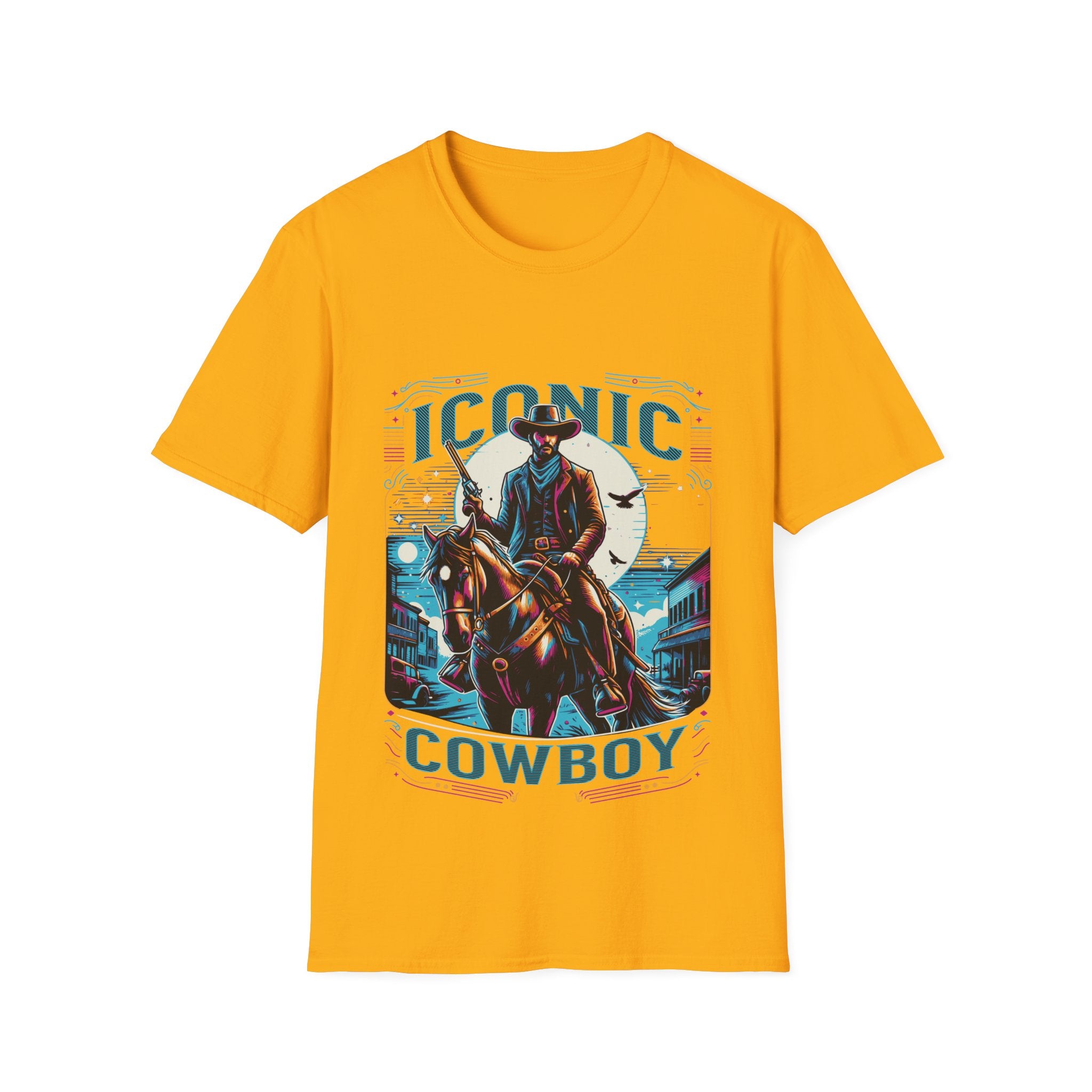 Iconic Cowboy Unisex Softstyle T-Shirt