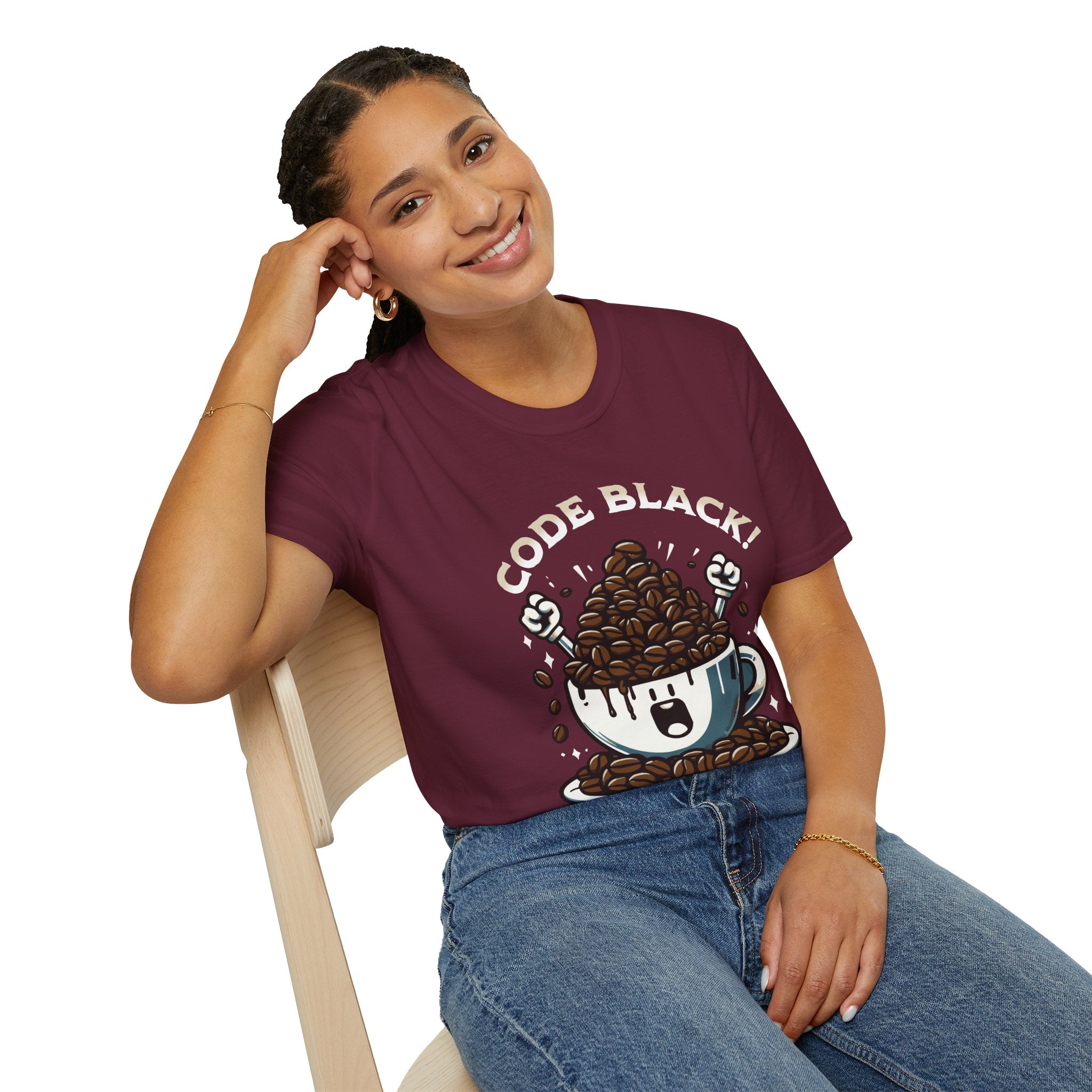 Code Black Unisex Softstyle T-Shirt