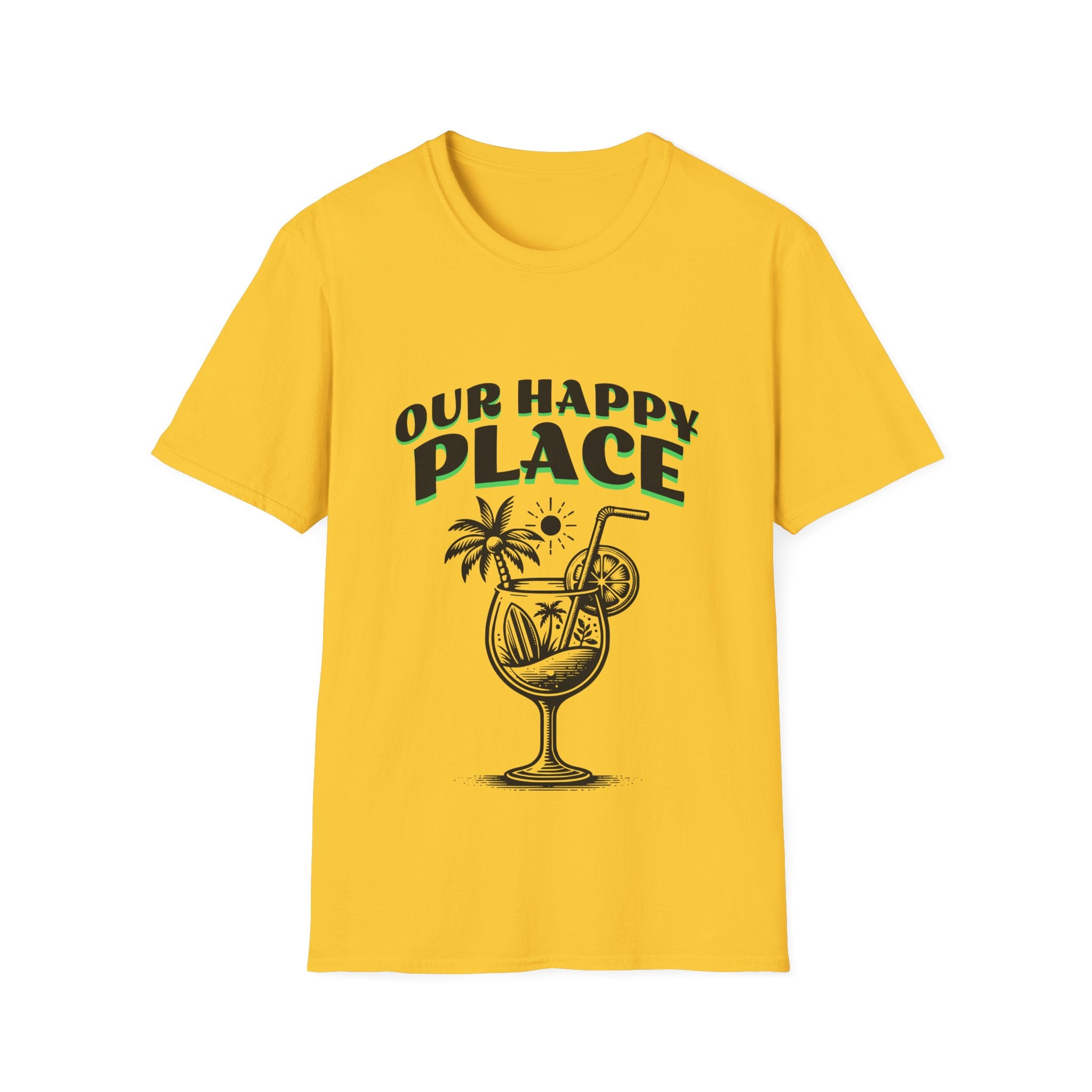 Happy Place Unisex Softstyle T-Shirt