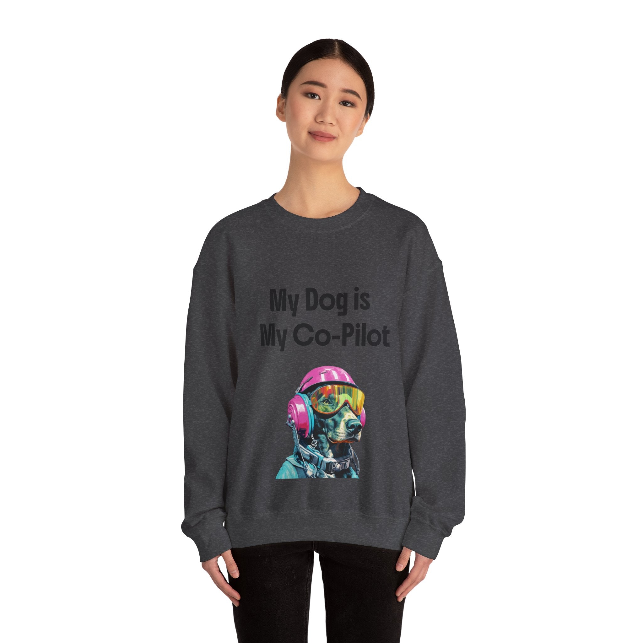 Co-pilot Unisex Heavy Blend™ Crewneck Sweatshirt