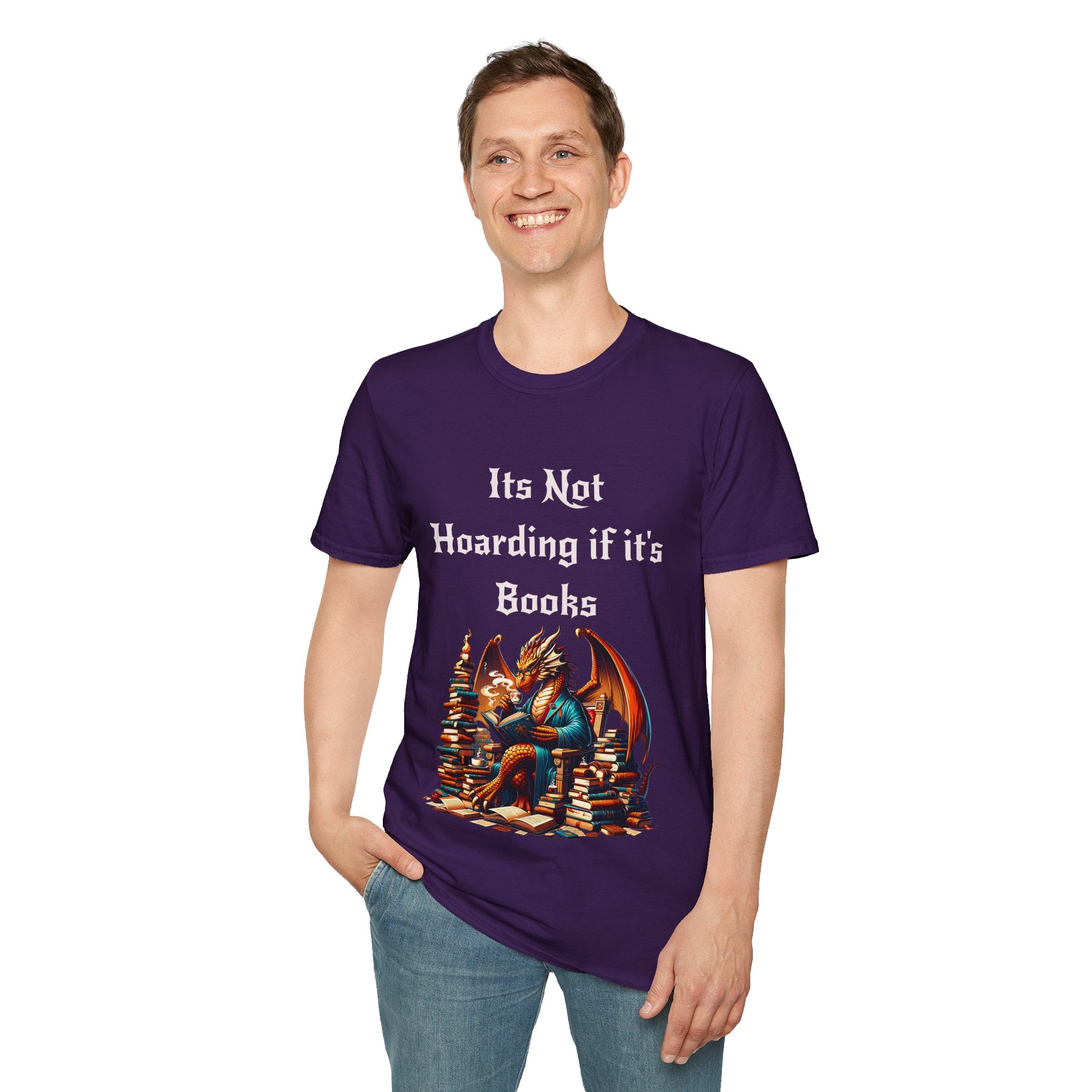Hoarding Books Unisex Softstyle T-Shirt