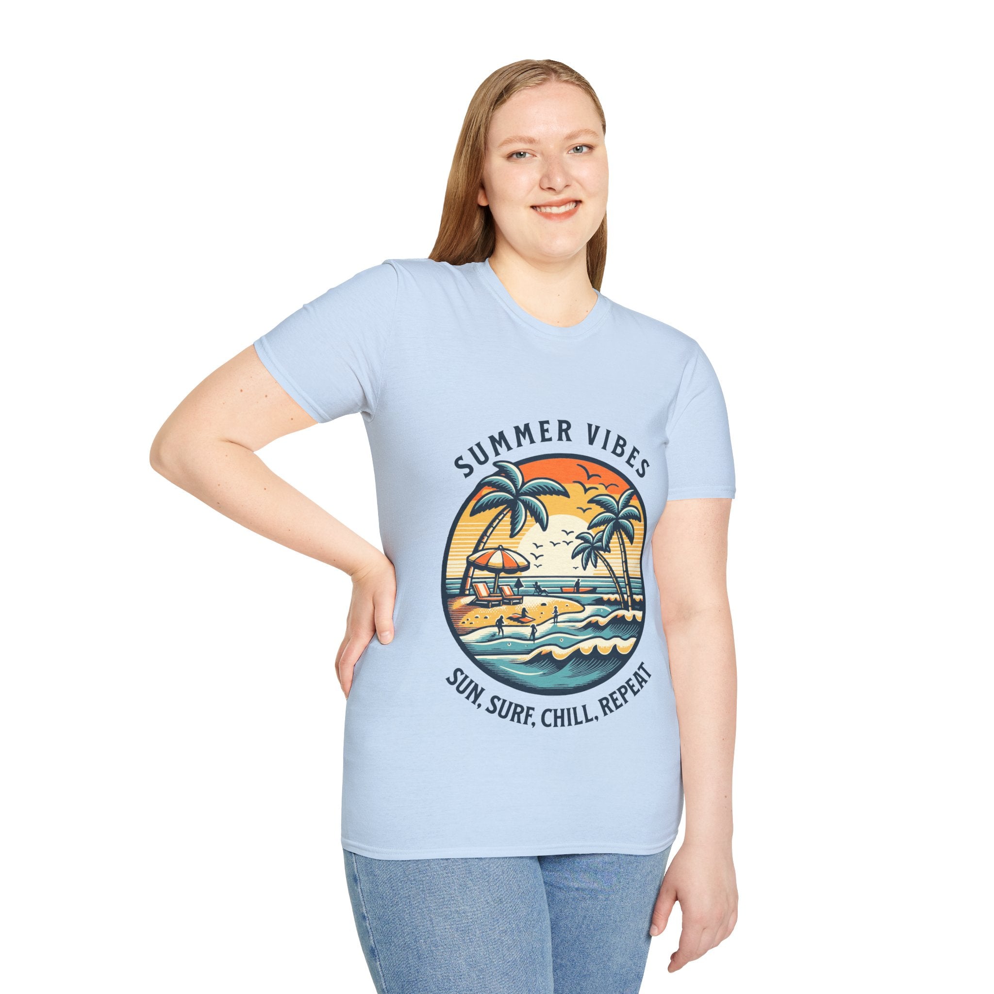 Summer Vibes Unisex Softstyle T-Shirt