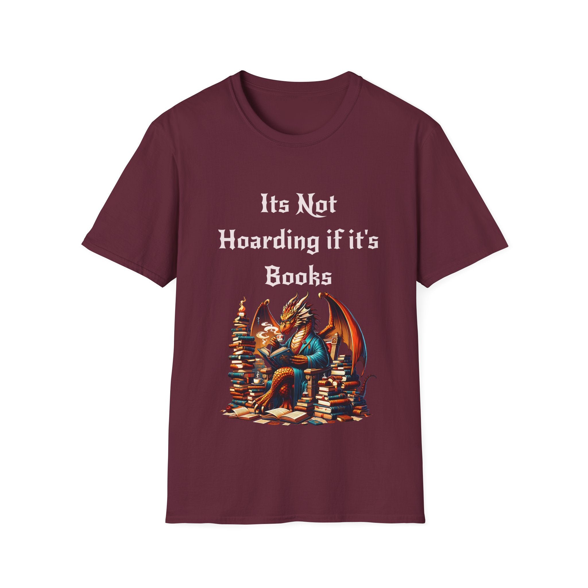 Hoarding Books Unisex Softstyle T-Shirt